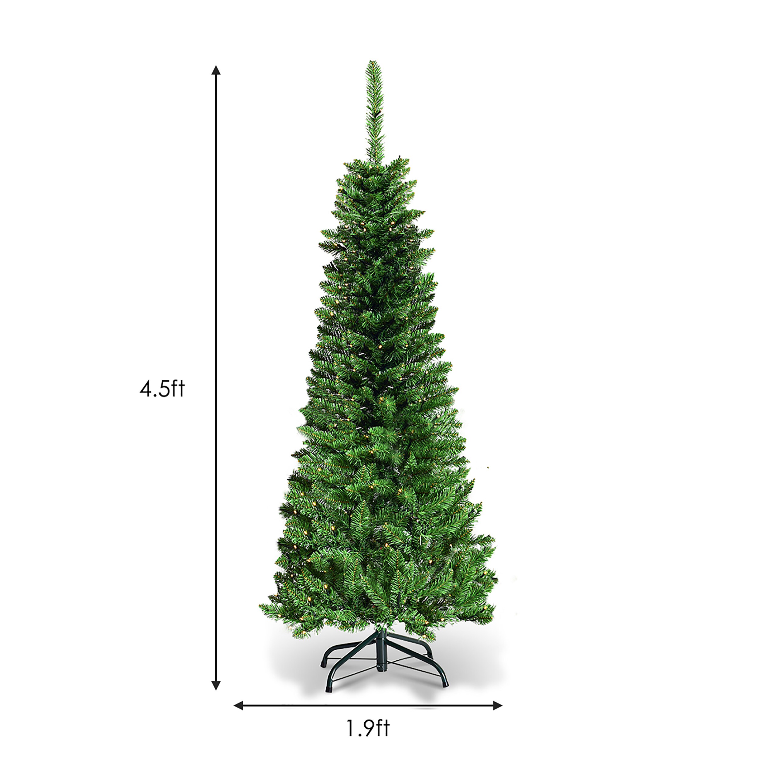 Costway CM22070 Artificial-Christmas-Trees - View #10