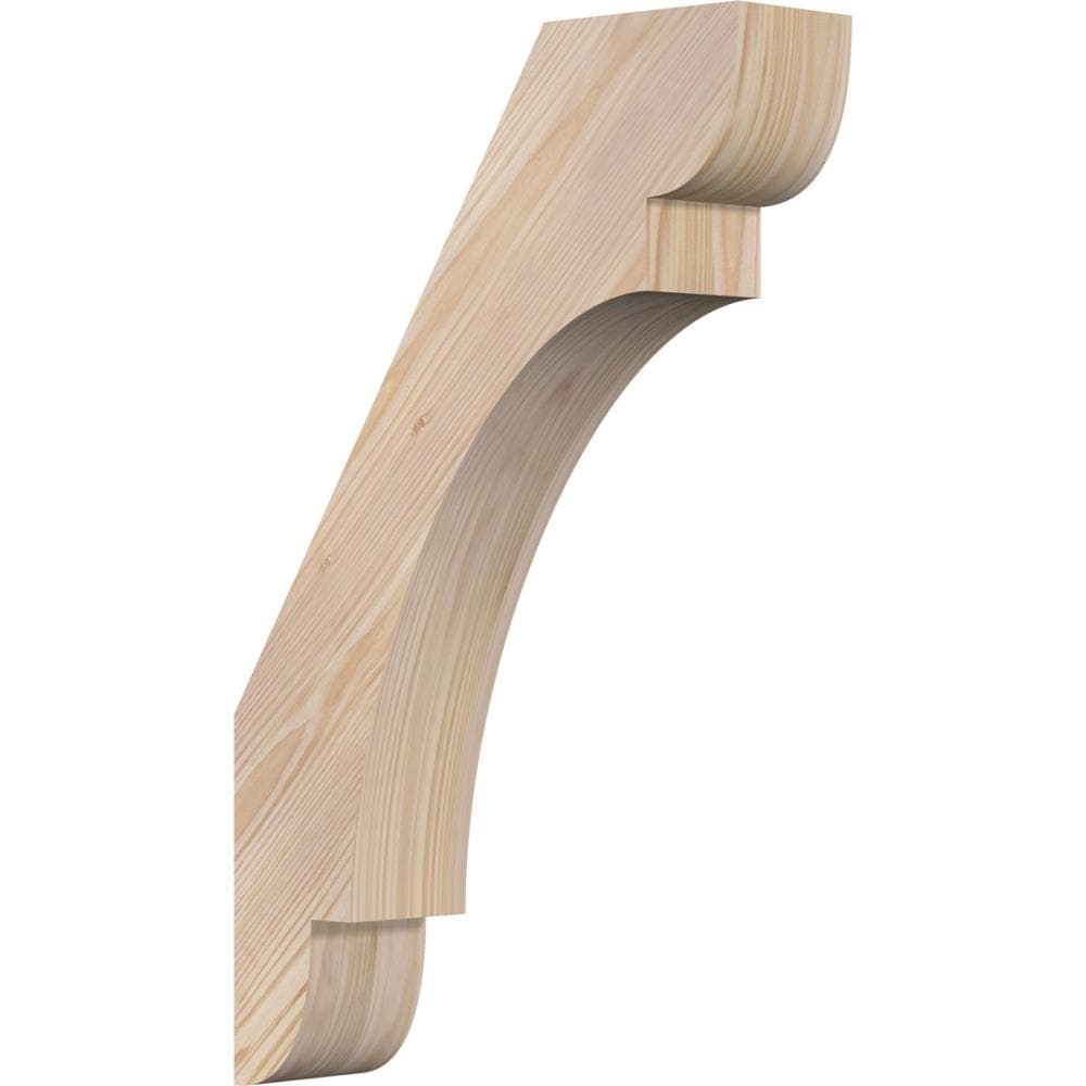 Ekena Millwork BRC04X14X22OLY00SDF 3-1/2-in x 14-in x 22-in Douglas Fir Unfinished Wood Olympic smooth