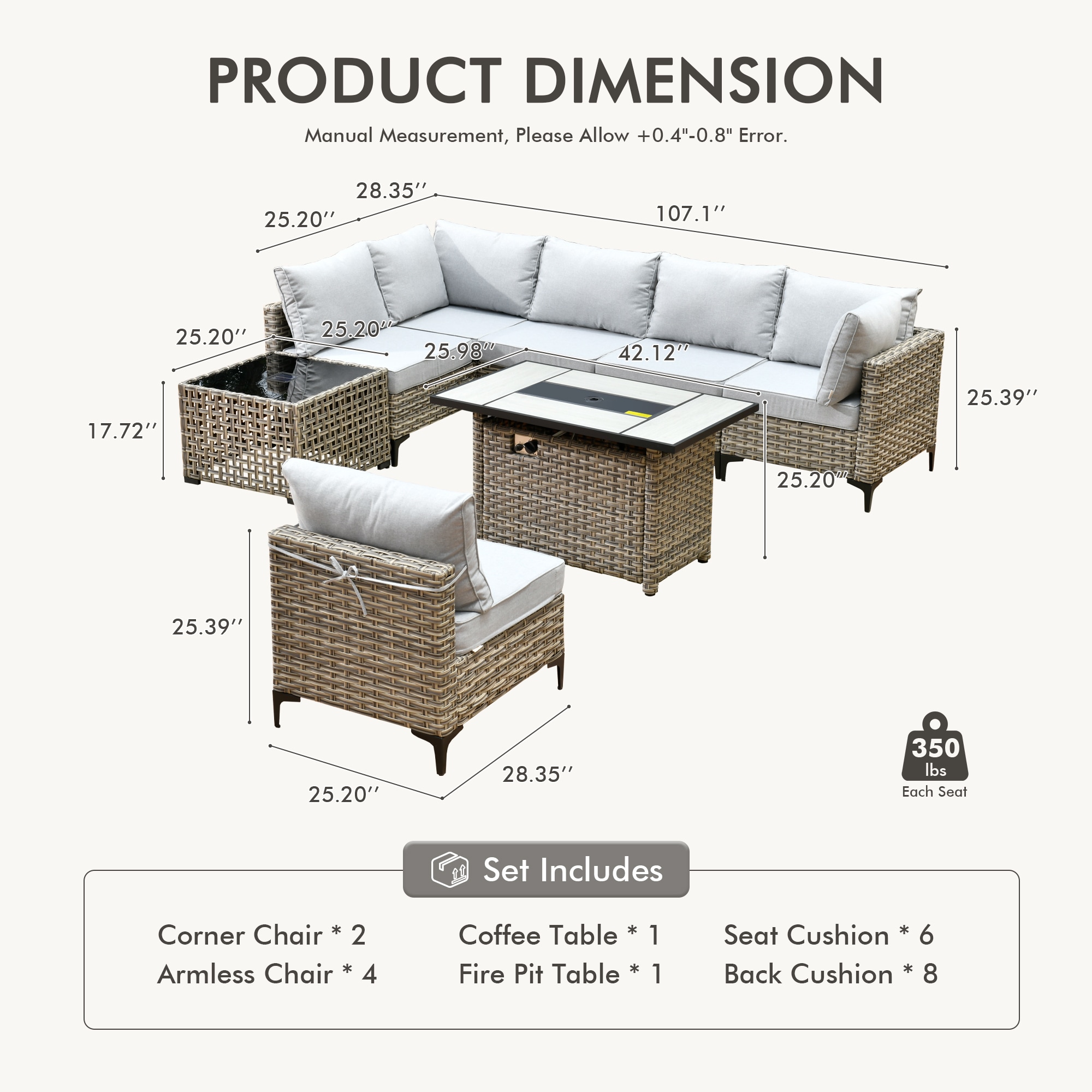 ALTRIGUS 6L-CFP-SKT408-AL Patio-Conversation-Sets - View #3
