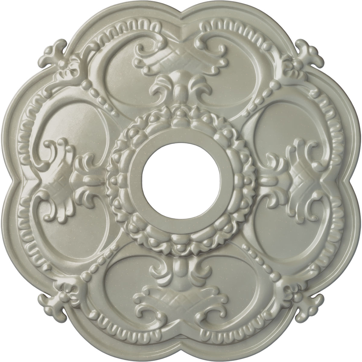 Ekena Millwork CM17ROFCS Rotherham 18-in W x 18-in L Painted Flash Copper Polyurethane Whole Ceiling Medallion
