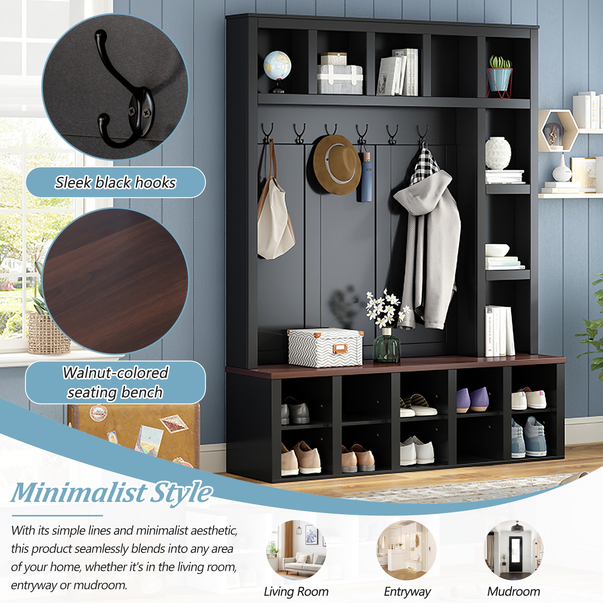 ModernLuxe N721S000044B Coatrack-Stands-Pedestals - View #2