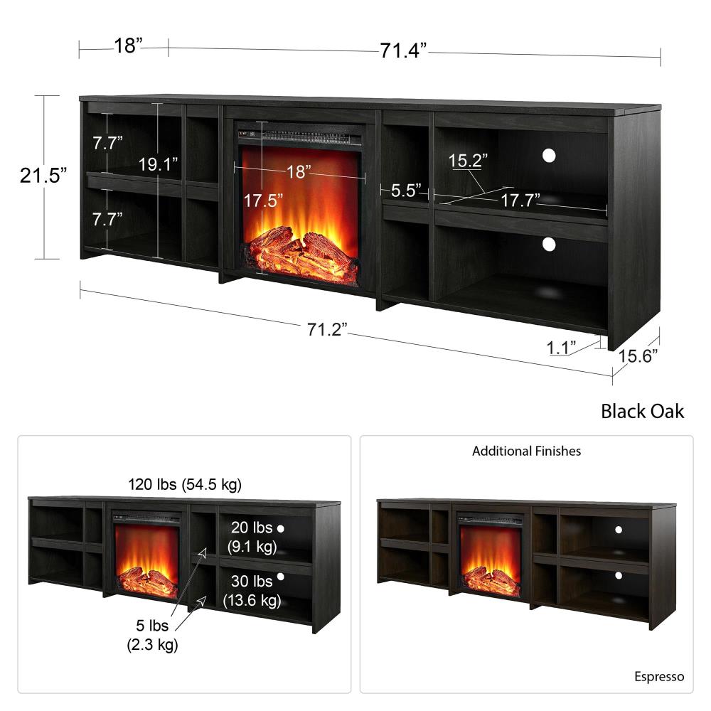 Ameriwood Home 2073800COM Electric-Fireplaces - View #5