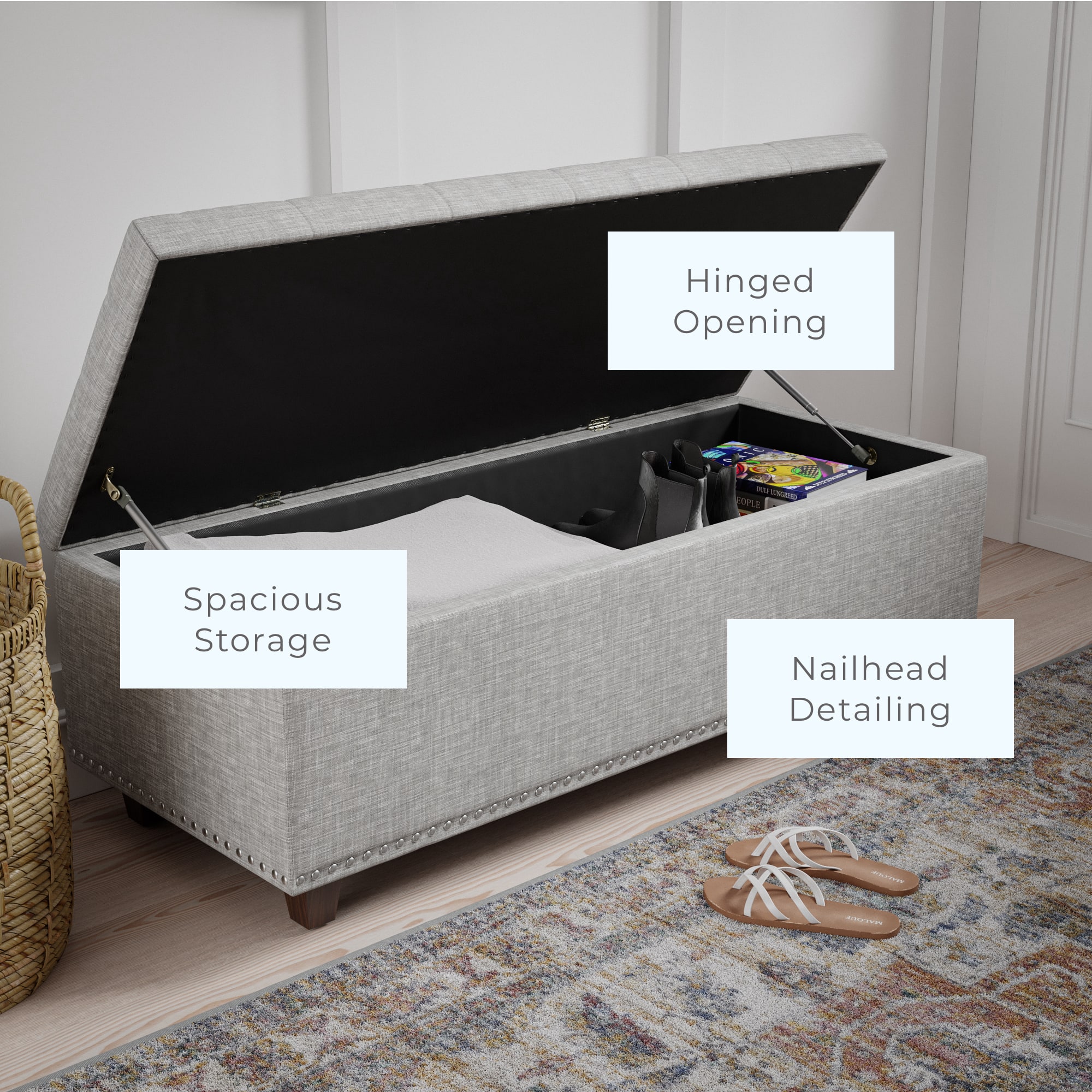 Brookside BS0001OST50LG Indoor-Ottomans - View #2