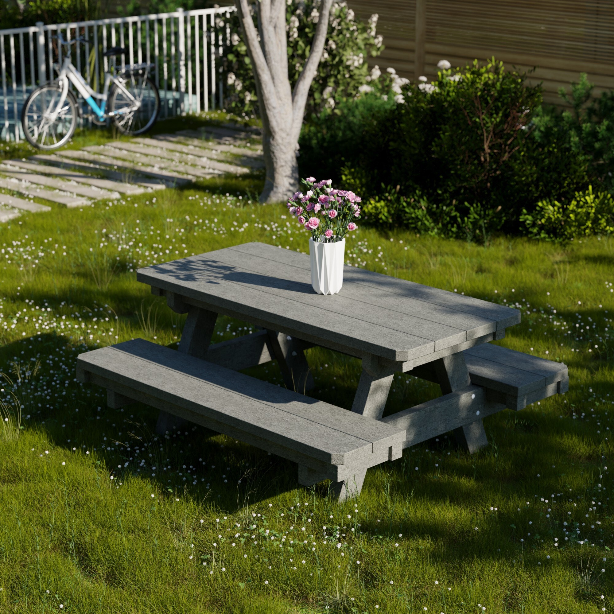 Wildridge LCC-167-DG Picnic-Tables - View #2