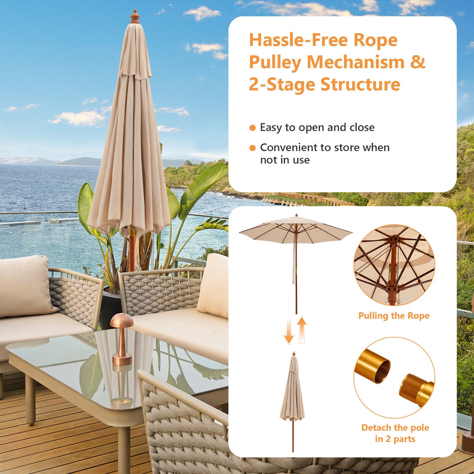 Slickblue D-CO-SM71801PN Umbrellas-2 - View #5