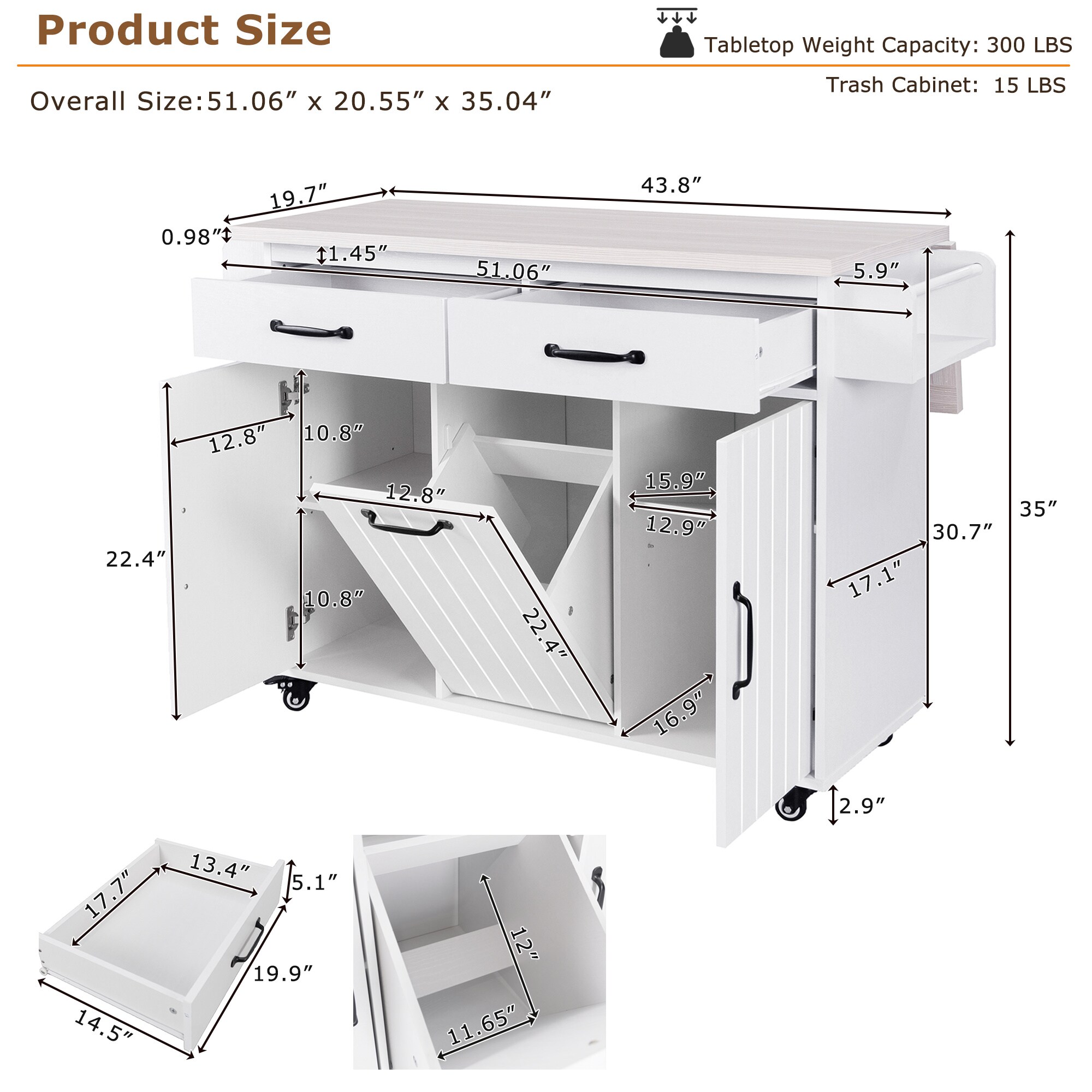 BABOOM BOM-W81AAW-OR Kitchen-Furniture - View #3