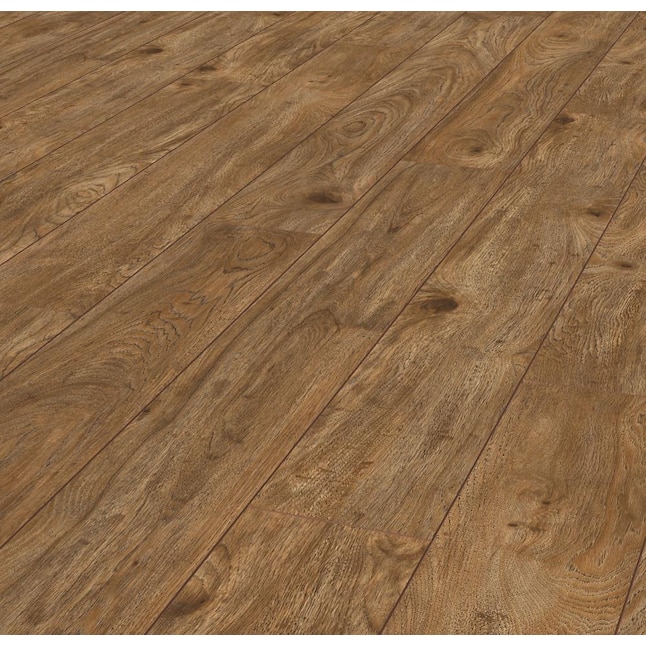 American Heritage Hollow Way Hickory 12-mm Thick Water Resistant Wood Plank  6-in W x 48-in L Laminate Flooring (14.13-sq ft) in the Laminate Flooring  department at Lowes.com