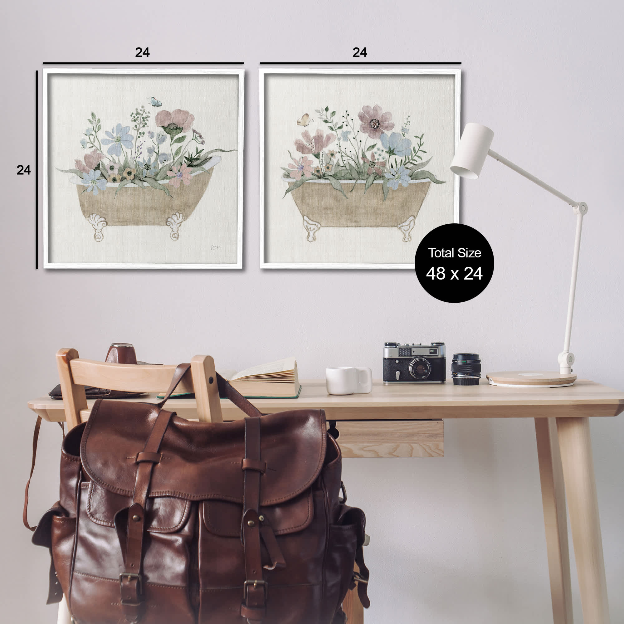 Stupell Industries B2-726-WFR-2PC-24X24 Wall-Art - View #2
