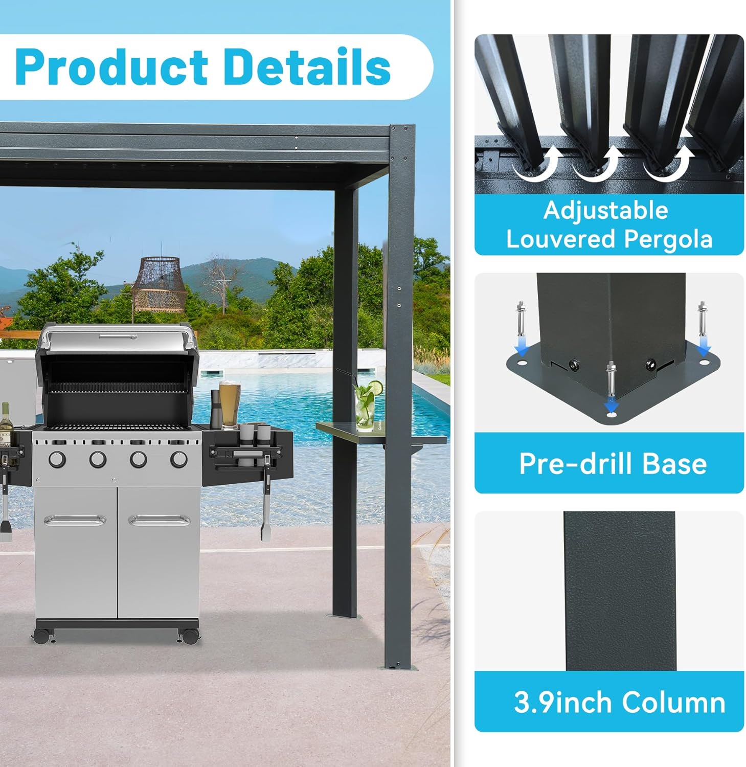 Wooakway FXLS0609-604A224 Pergolas-2 - View #6