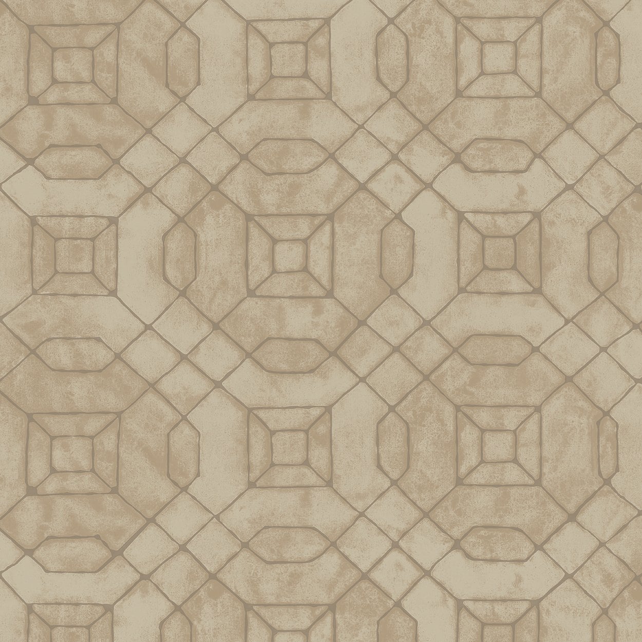 Galerie Metallic FX Metallic Geometric Gold Wallpaper W78220 in the ...