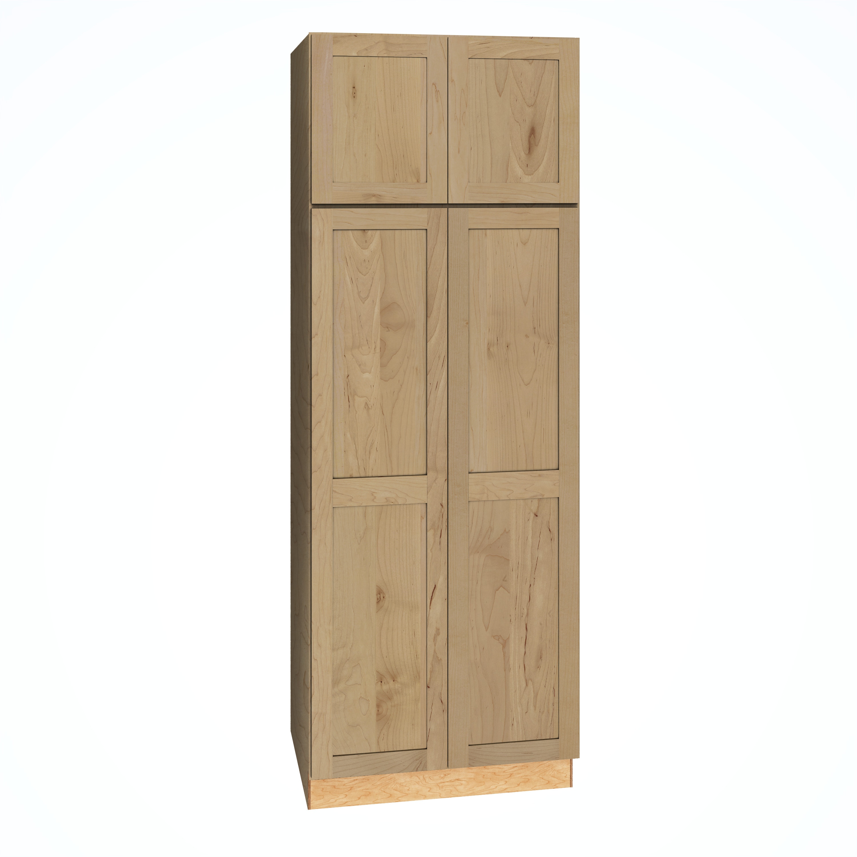 Diamond Express 331-U308424 Jamestown 30-in W x 84-in H x 24-in D Coastline Pantry Fully assembled Plywood Cabinet (Recessed Panel Shaker)