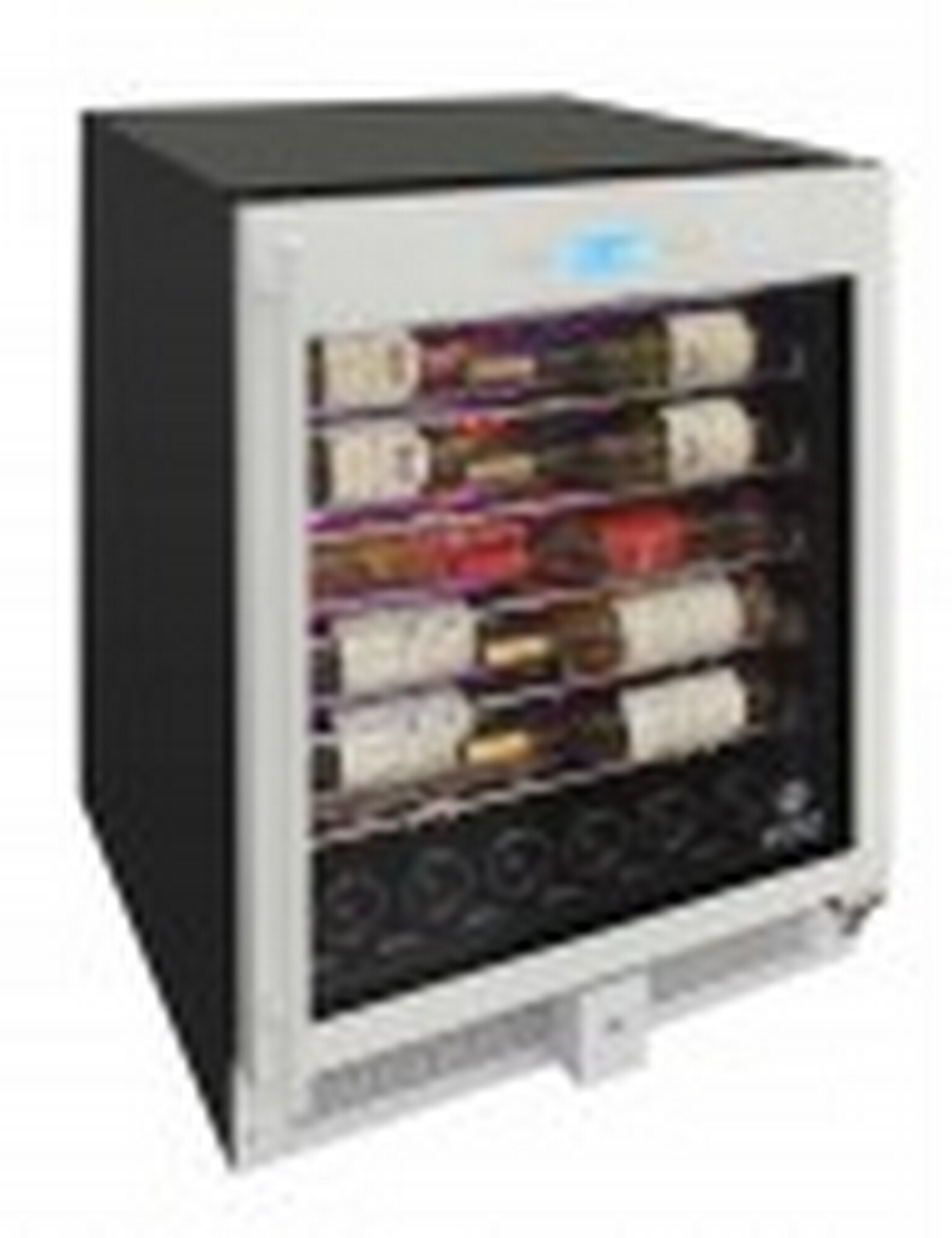 Vinotemp EL-WCU105-02 23.5-in W 41-Bottle Capacity White Freestanding Wine Cooler
