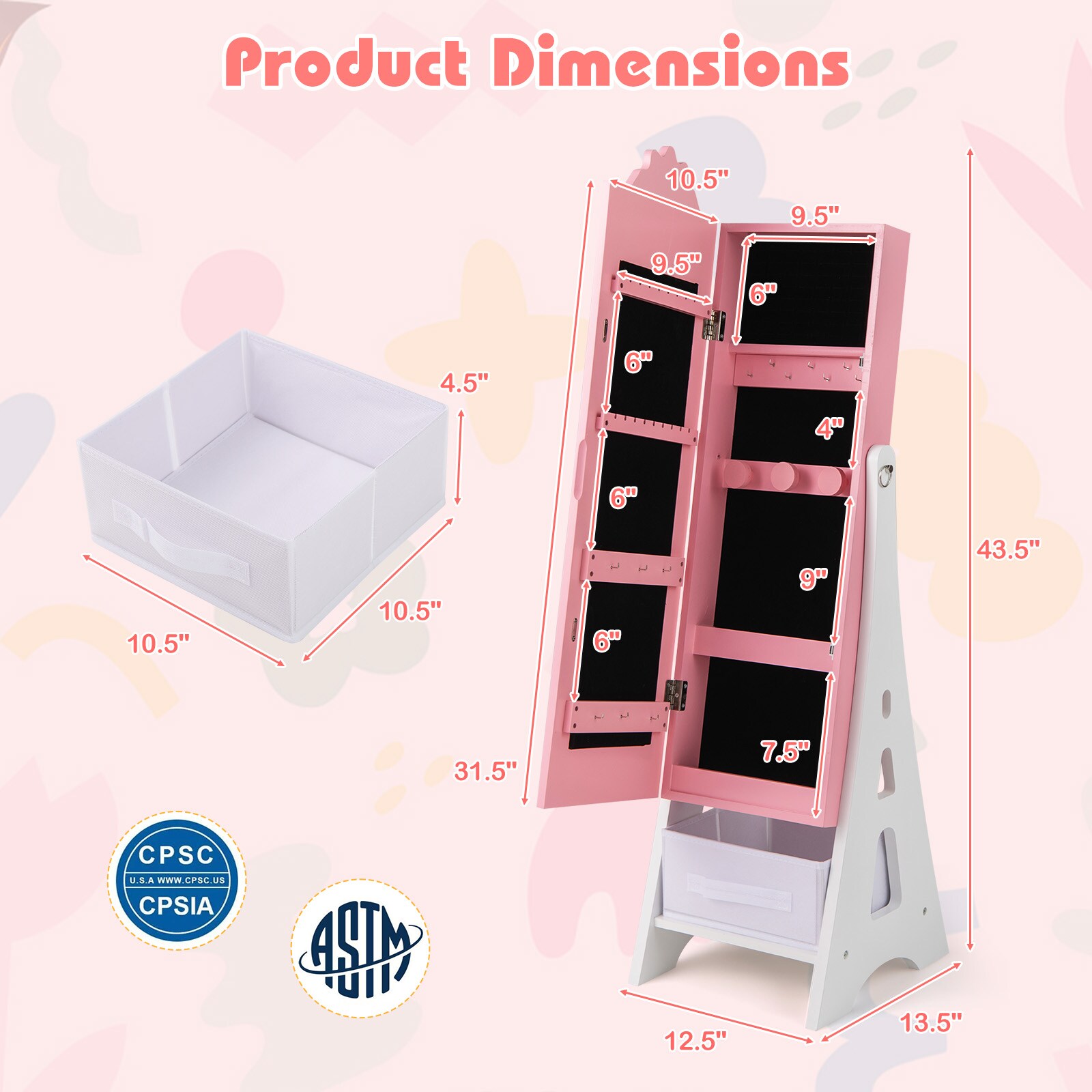 Slickblue D-CO-IP22301YH Jewelry-Armoires - View #3
