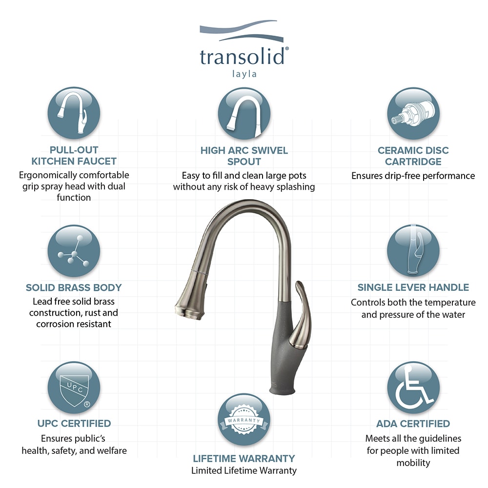 Transolid T3590-LS/17 Kitchen-Faucets - View #4
