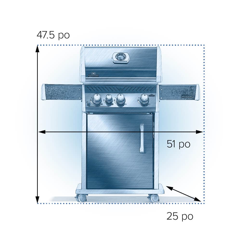 NAPOLEON R425SBPK-2-FB Gas-Grill - View #12