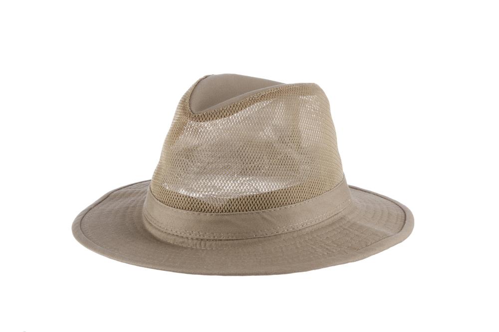Dorfman Pacific Men's Khaki Cotton Wide-brim Hat (Large) at Lowes.com