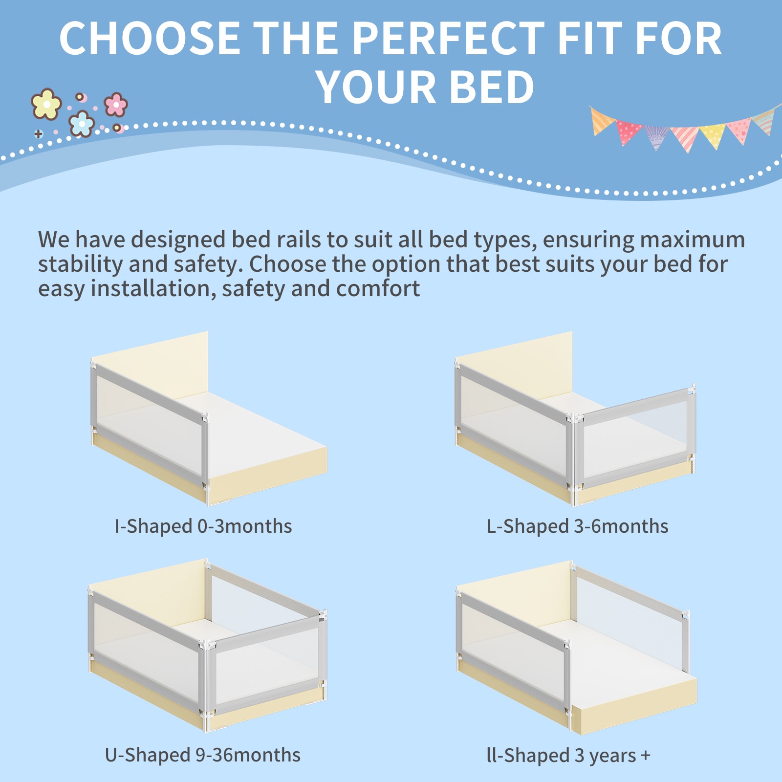 LOVMOR YEHL-15W-PLR Bed-Rails - View #7