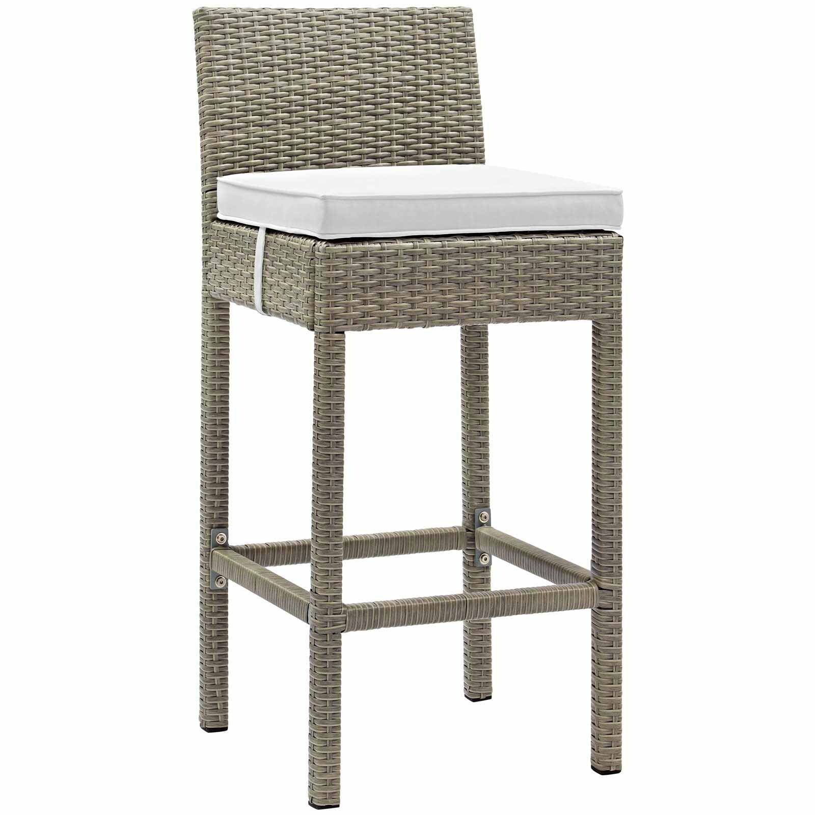 Modway EEI-3602-LGR-WHI Patio-Chairs - View #3