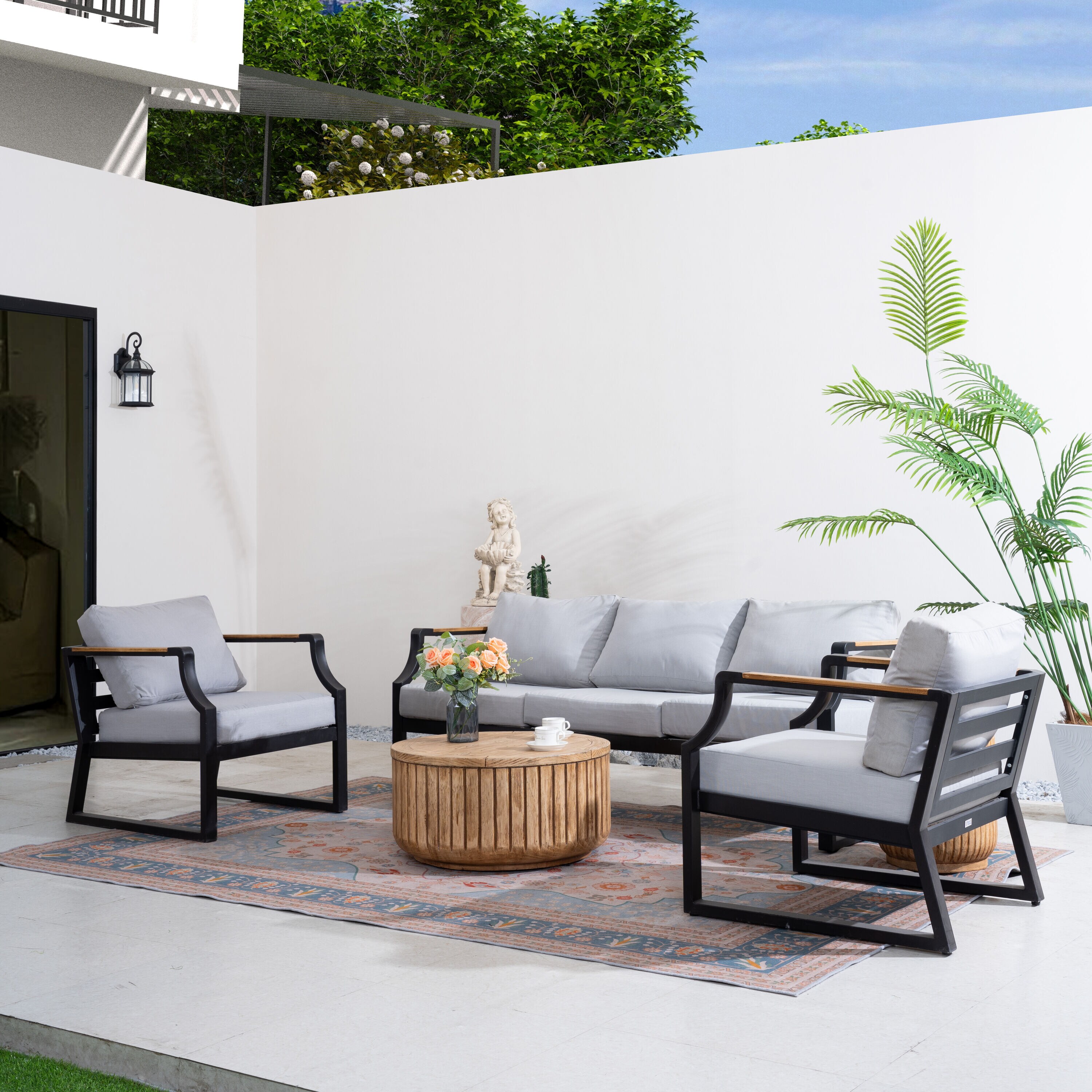 Direct Wicker DWS-21B2S3S&26T17IB Patio-Conversation-Sets - View #6