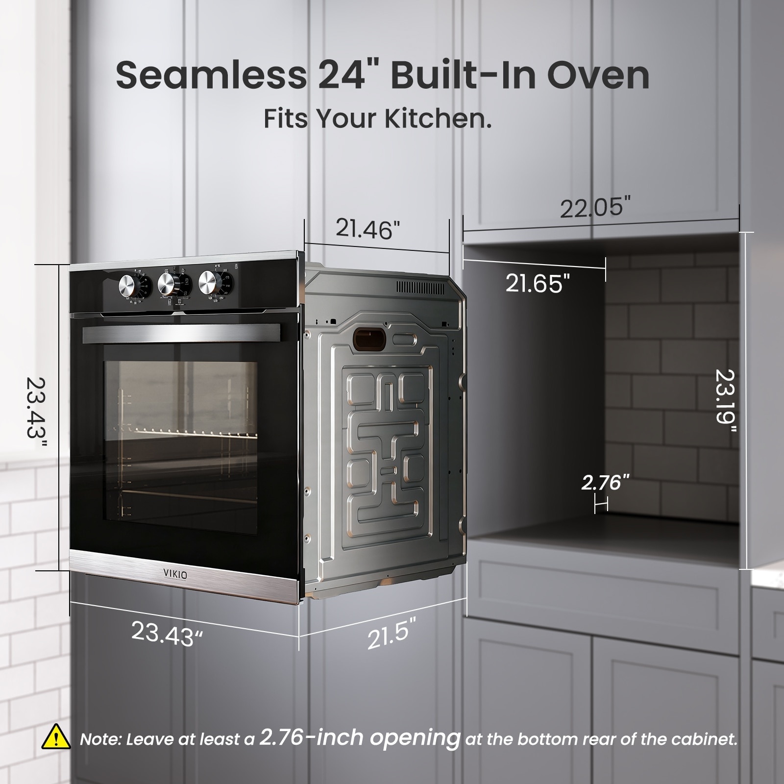 VIKIO OW02-25 Swall-Elec-Oven - View #10