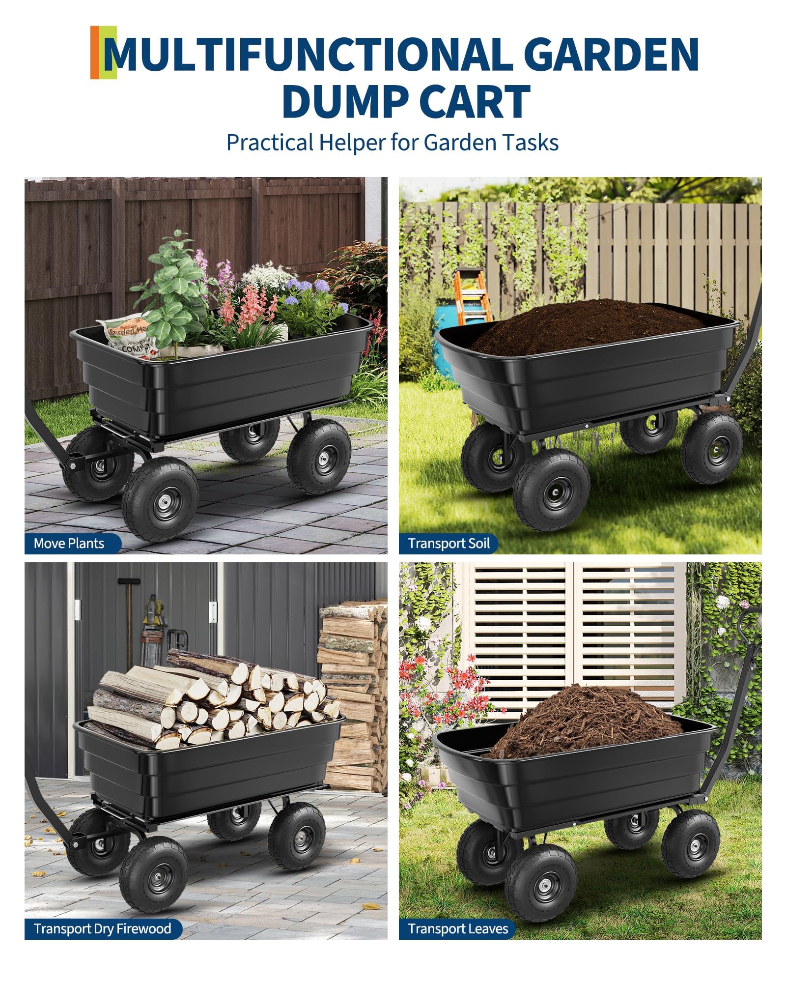 GarveeLife IDEAL-26032517 Yard-Carts - View #4