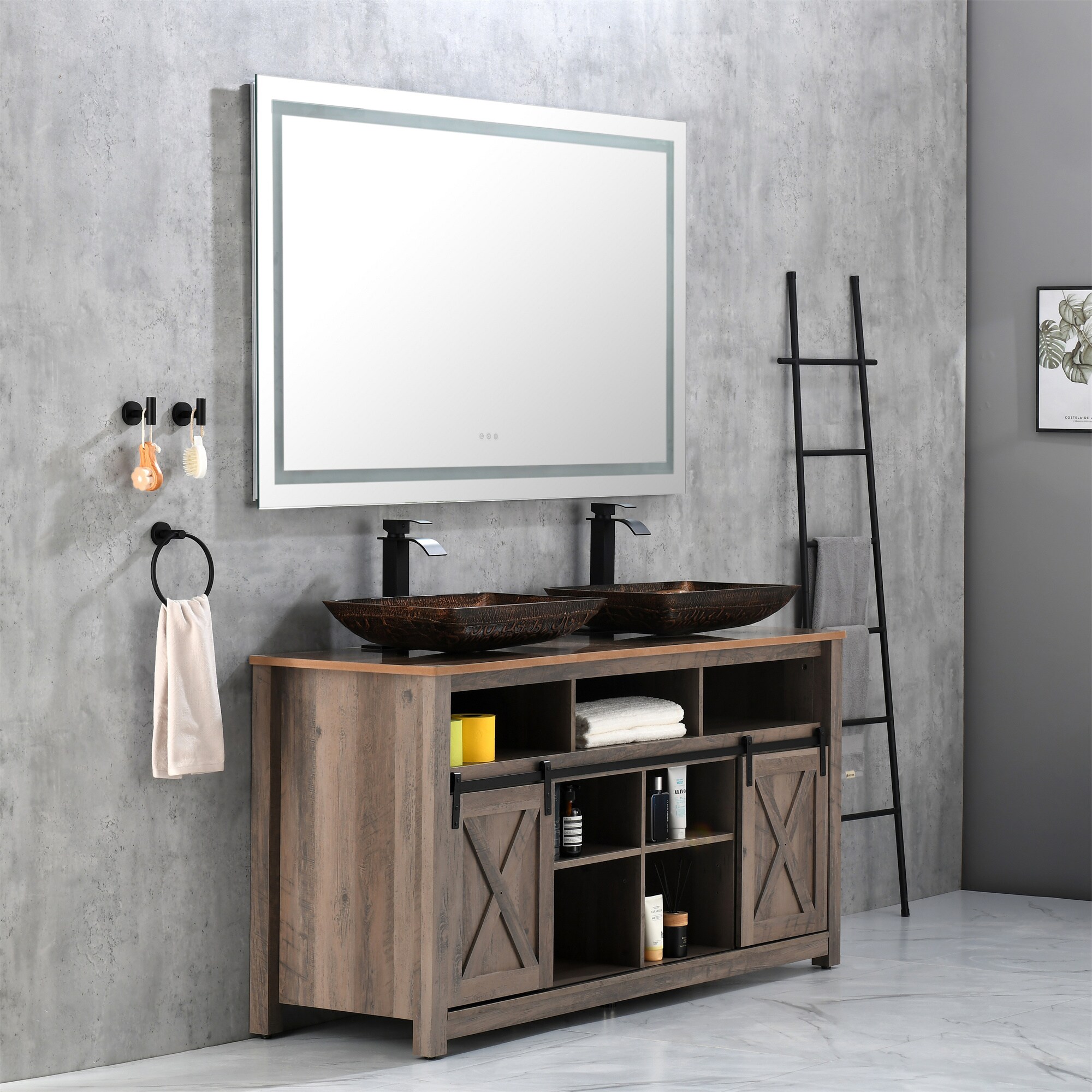 BABOOM BOM-8131925-OR Framed-Bath-Mirrors - View #4
