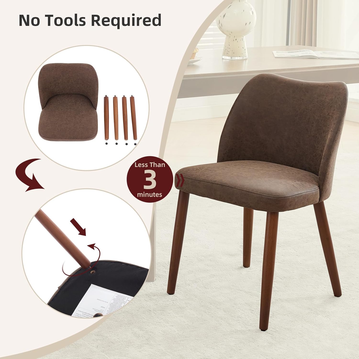 Qeetex LHF-CY-7BL108 Dining-Chairs - View #4