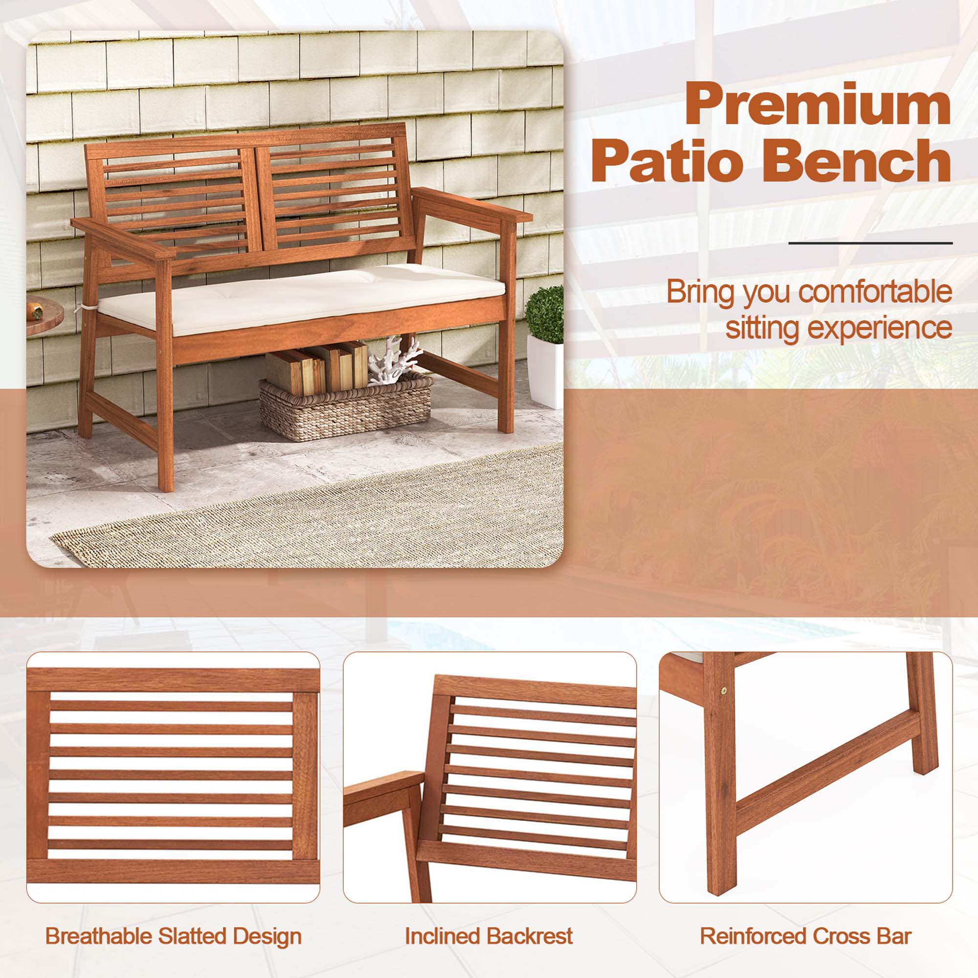 Costway LWS00085 benches - View #6