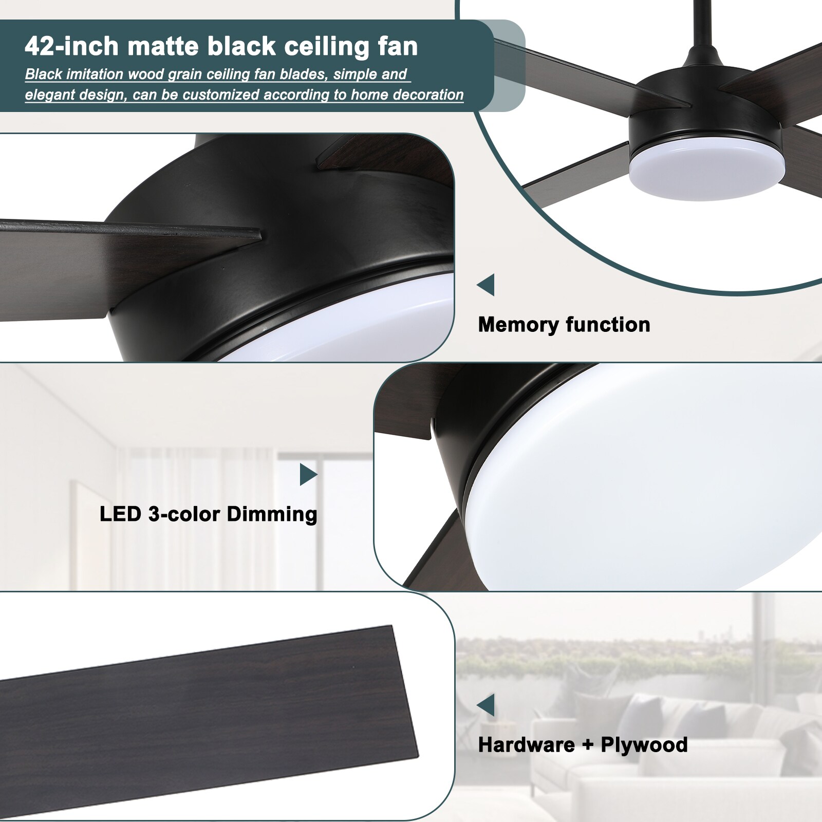 Flynama J-V-57406 Ceiling-Fans - View #5