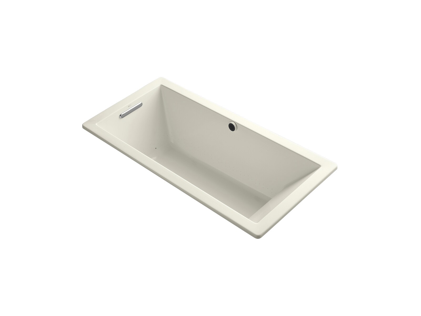 KOHLER K-1822-GHW-96 Underscore 32-in W x 66-in L Biscuit Acrylic Rectangular Reversible Drain Drop-In and Undermount Air Bath