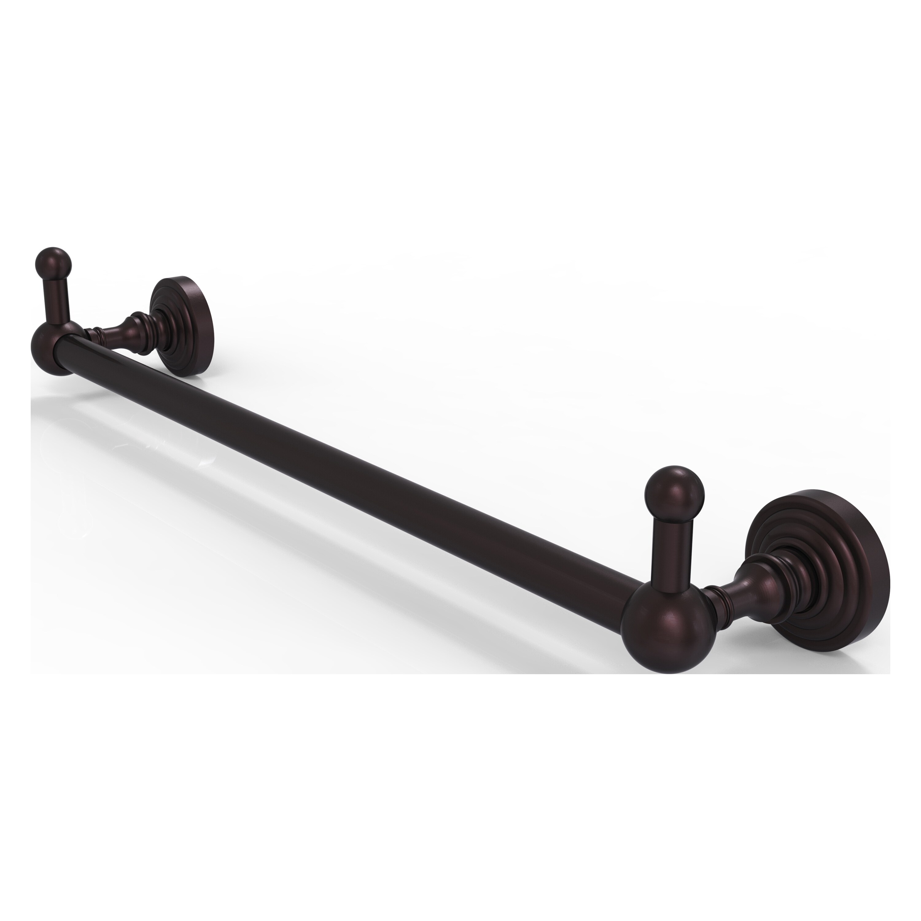Allied Brass WP-41-36-PEG-ABZ Waverly Place 36-in Antique Bronze Wall mount Single Towel Bar