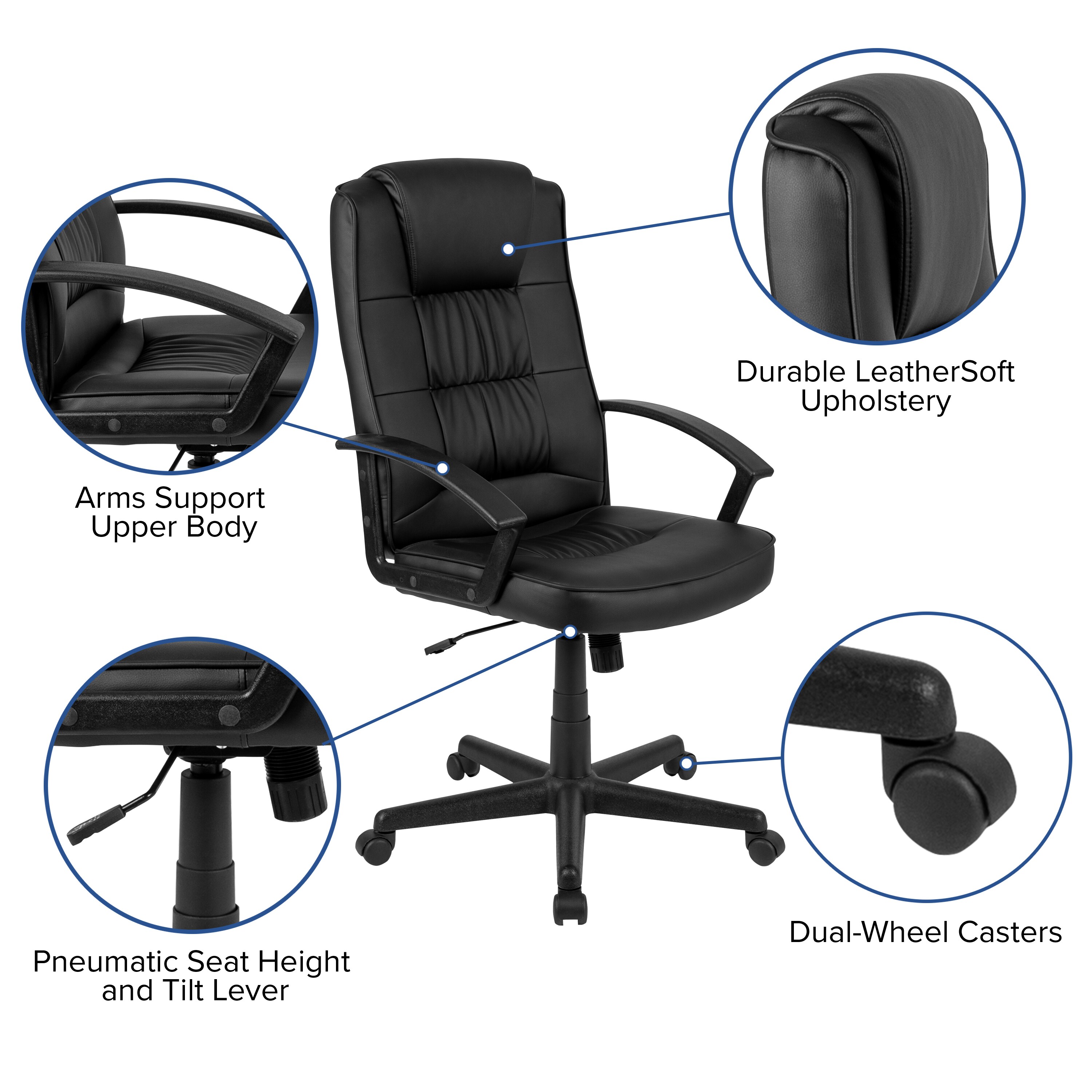 Emma + Oliver 889142516699 Office-Chairs - View #3