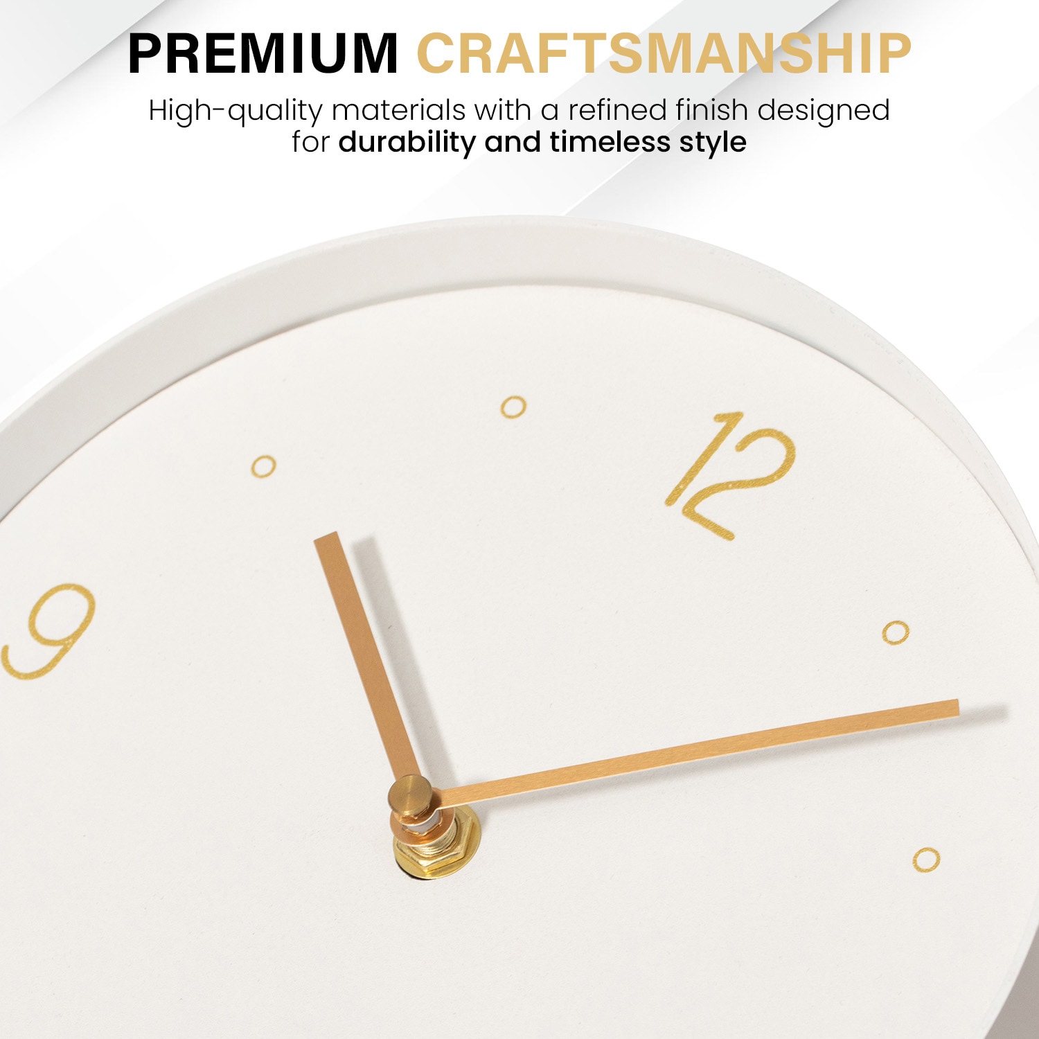Clockswise QI004968.WT Indoor-Outdoor-Clocks - View #4