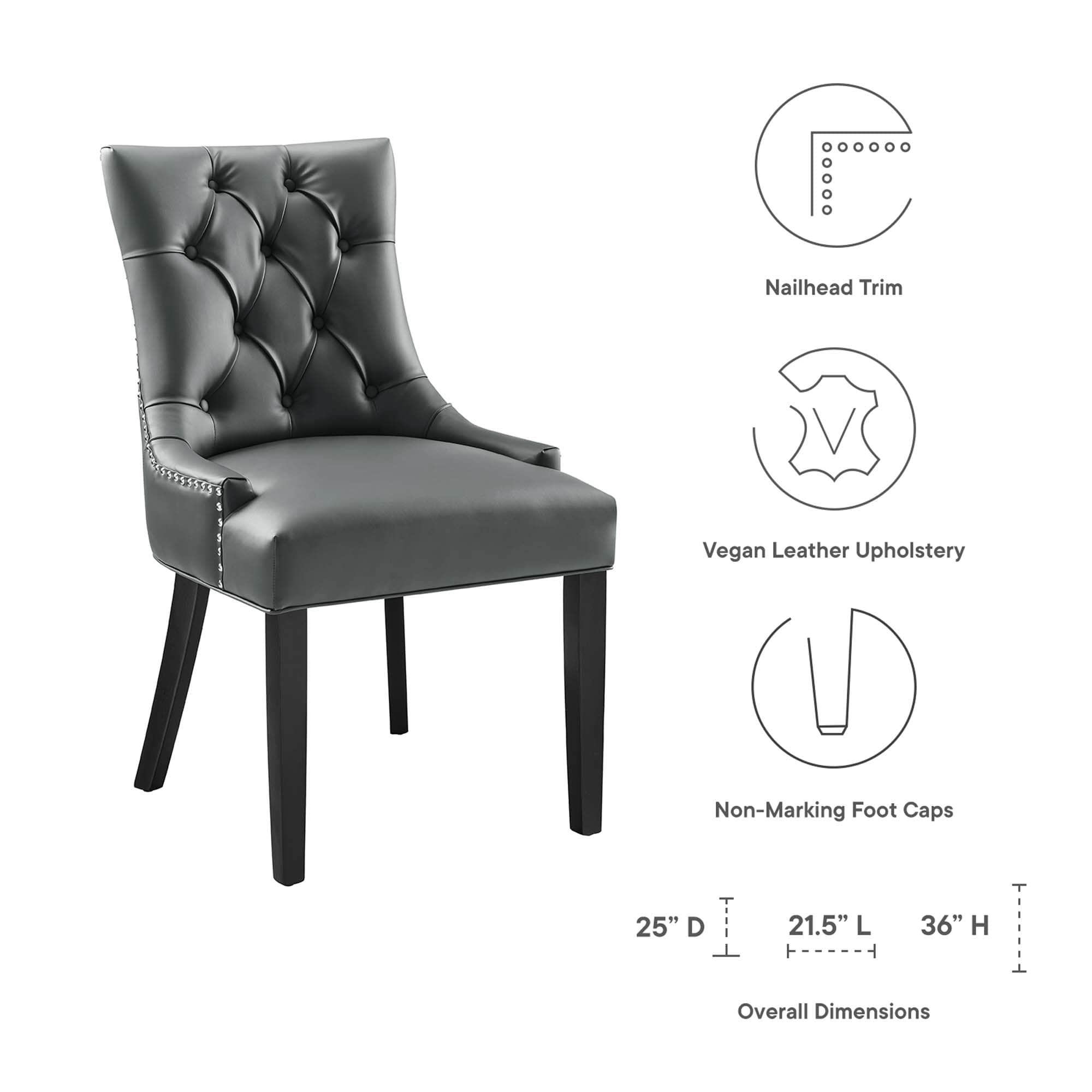 Modway EEI-2222-GRY Dining-Chairs - View #2