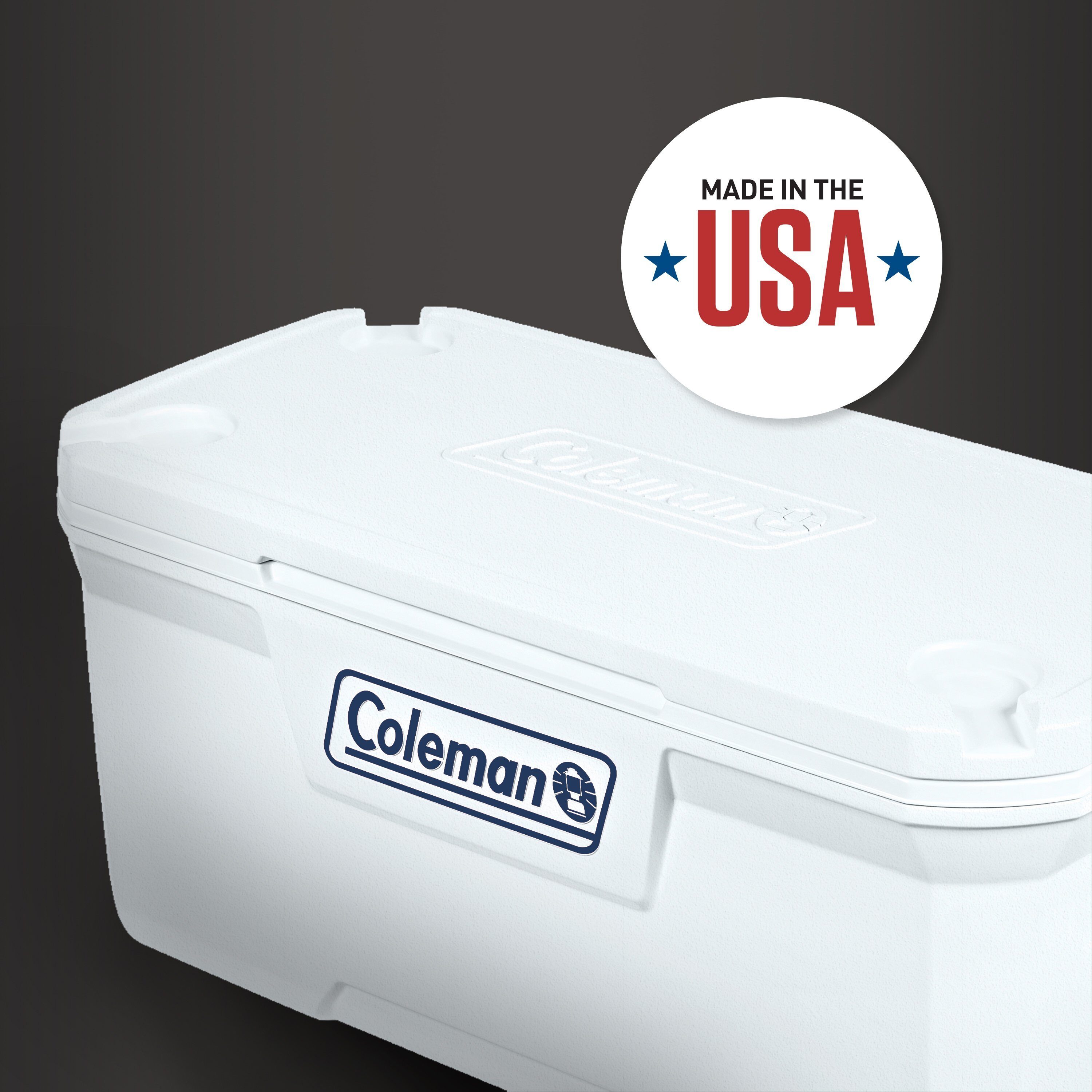 Coleman Coleman 316 White 120-Quart Insulated Marine Cooler 3000006576 ...