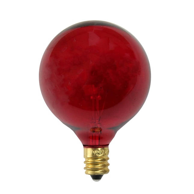 Red Incandescent G50 String Light Bulbs