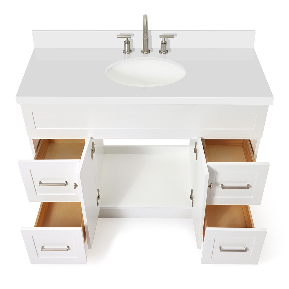 ARIEL F049SWQOVOWHT Bath-Vanity-Combo - View #6