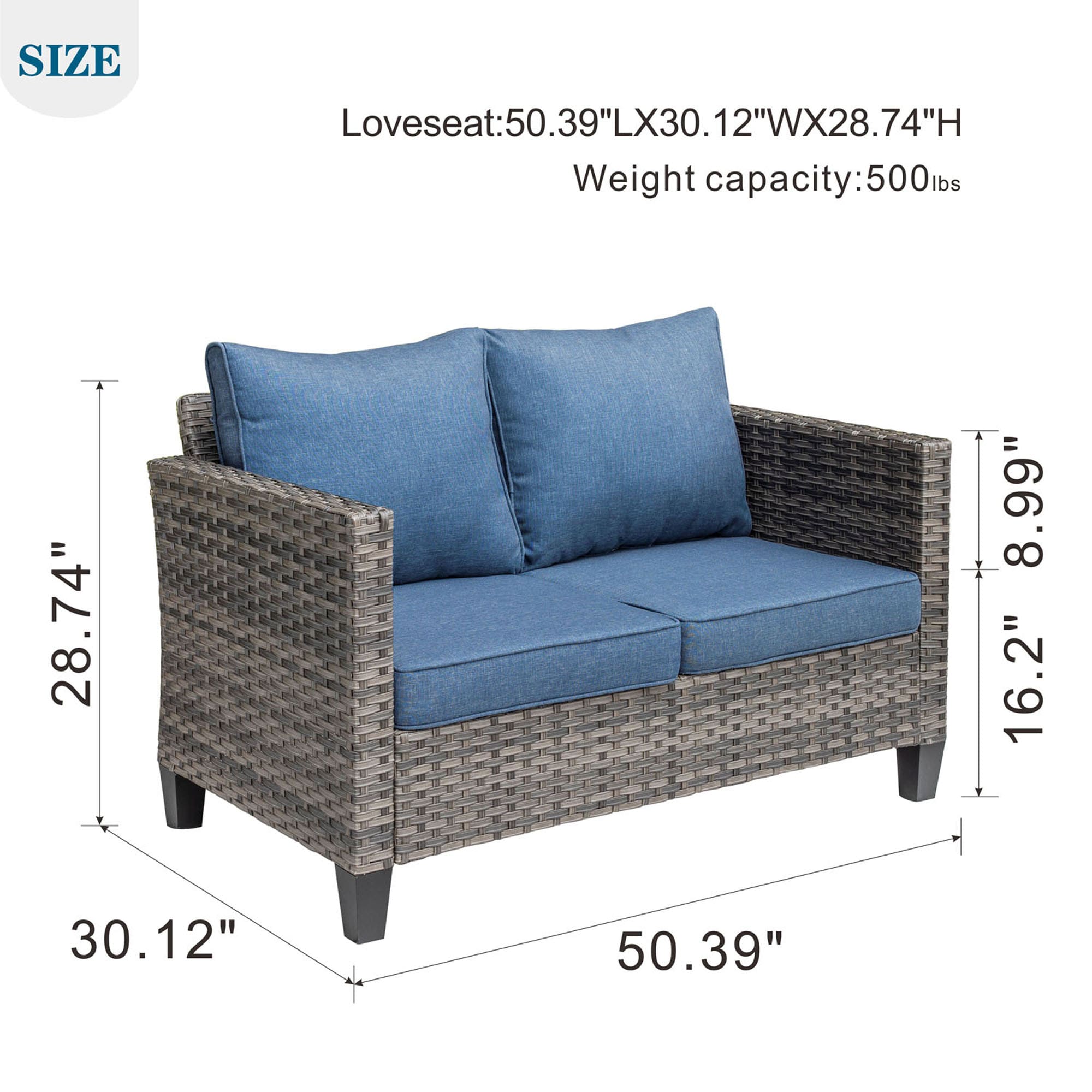 Pouuin SGRS30L Patio-Sofas-Daybeds - View #5