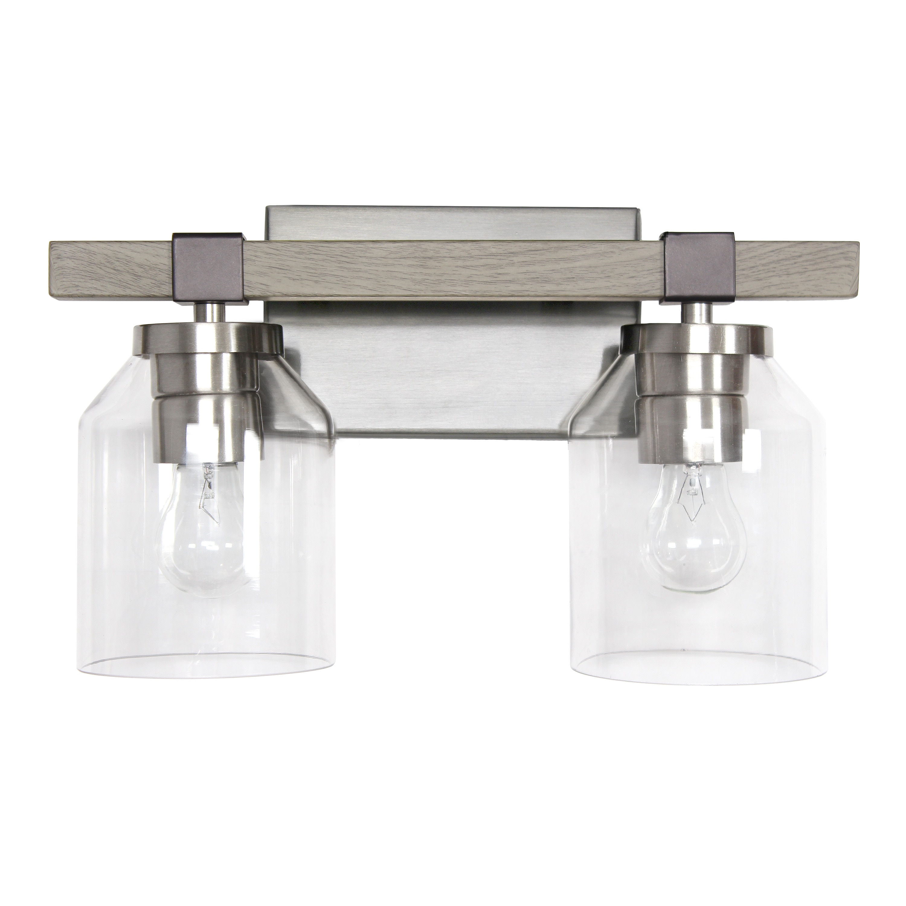 Lalia Home LHV-1010-GY Barnlit 6-in 2 -Light Multiple finishes Multiple colors Farmhouse Vanity light