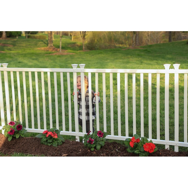 Fence Panel In The Vinyl Fencing