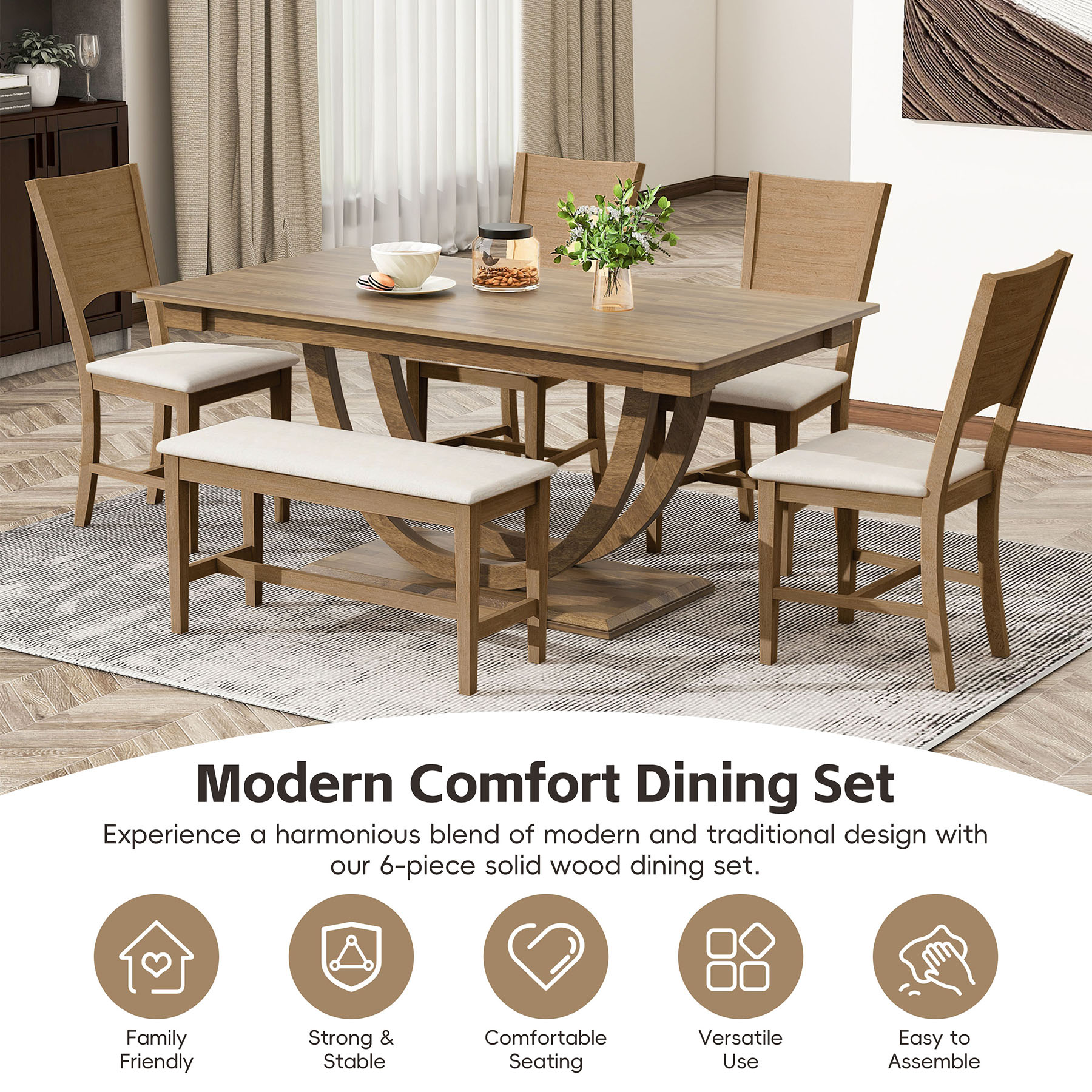 SINOFURN SYA330041WT Dining-Sets - View #6