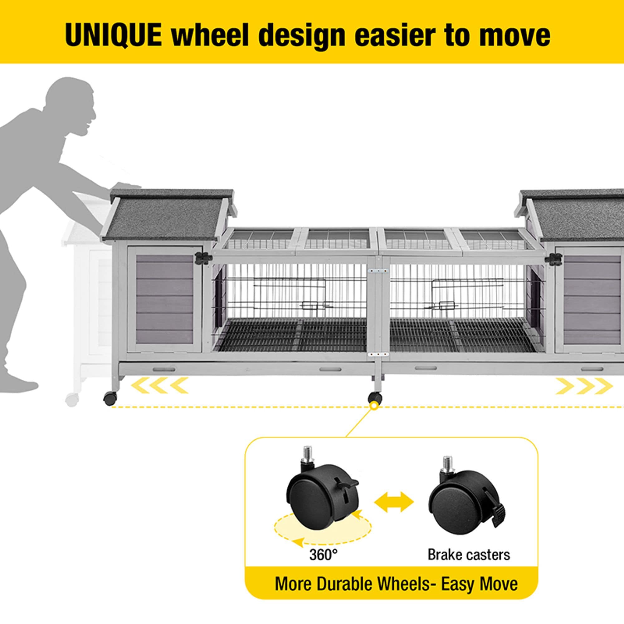 Aivituvin AIR68 Chicken-Coops-Rabbit-Hutches - View #4