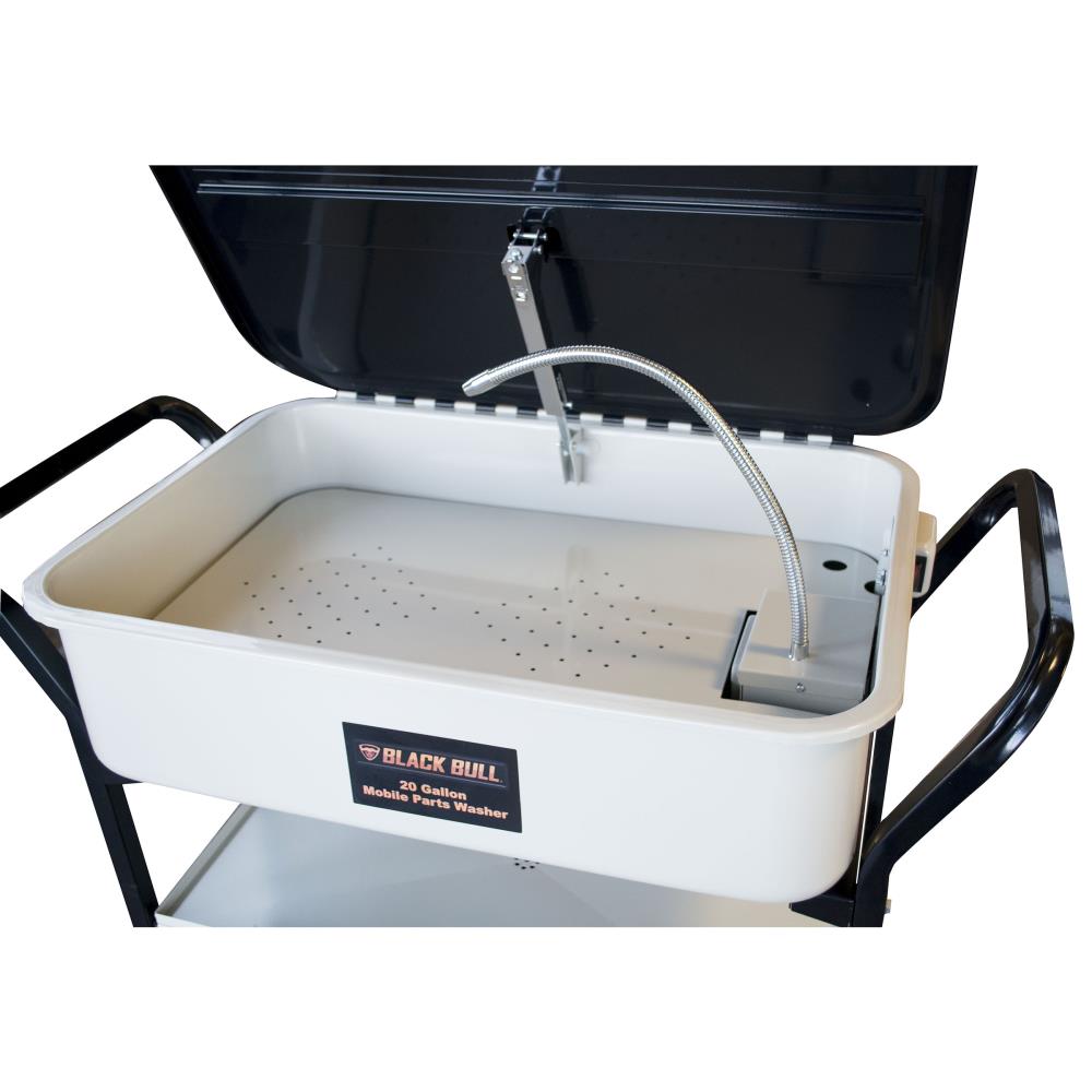 Black Bull PPWASH20 Portable Parts Washer with 20 Gallon Capacity 