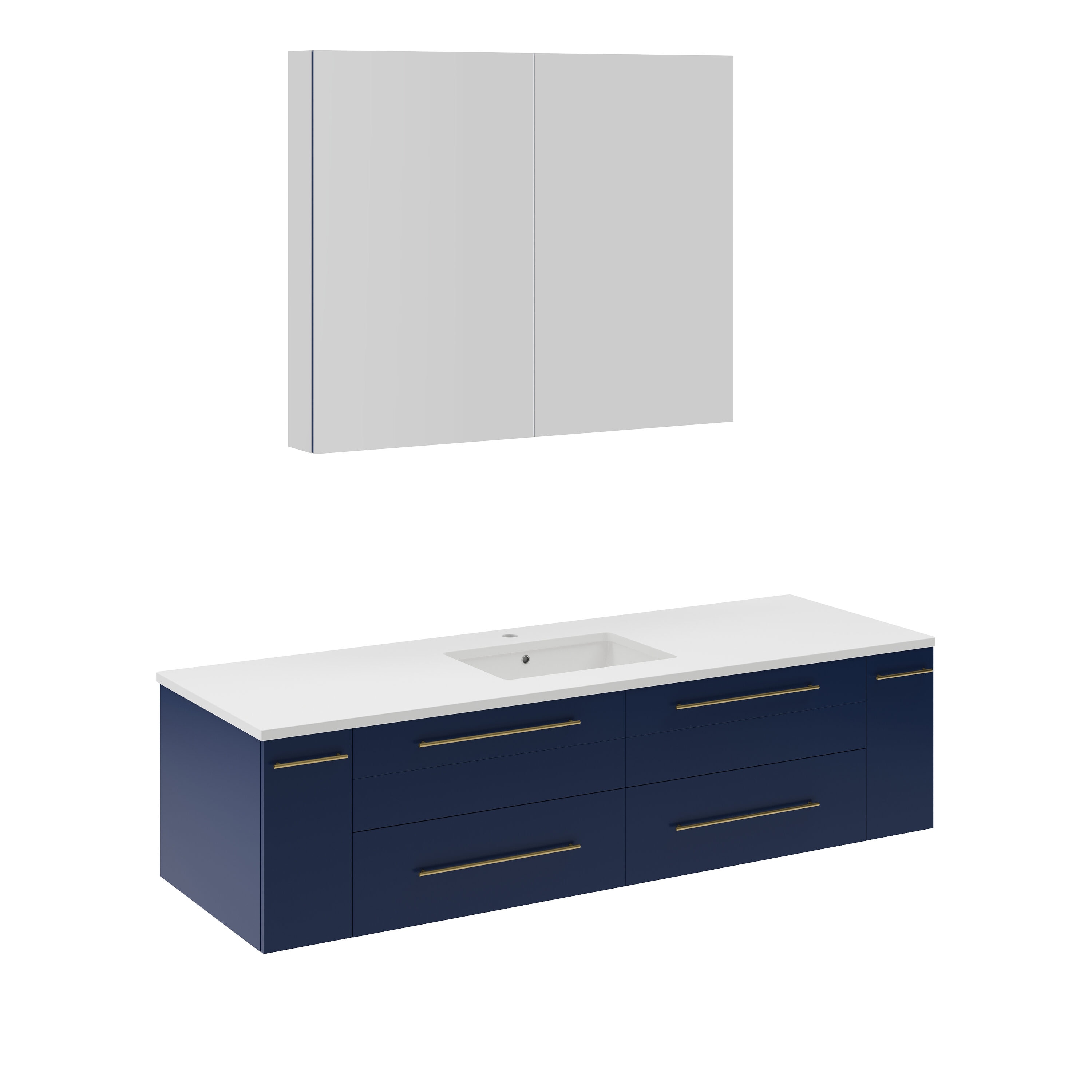 Fresca FVN6160RBL-UNS Bath-Vanity-Combo - View #2