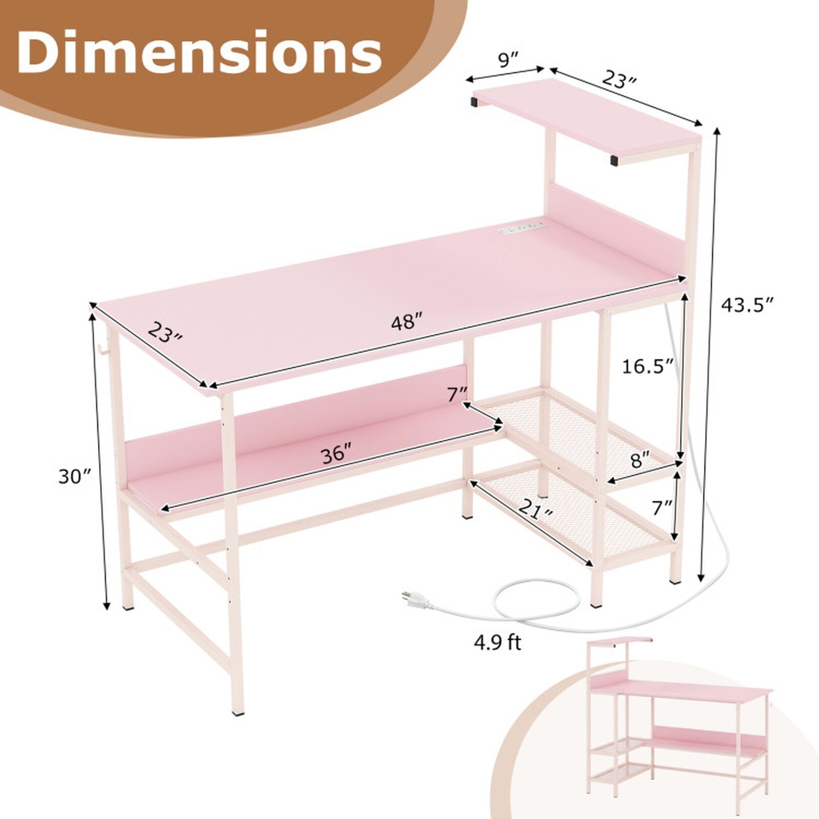 SUGIFT ZMLW014SUGHY2413 desks - View #3