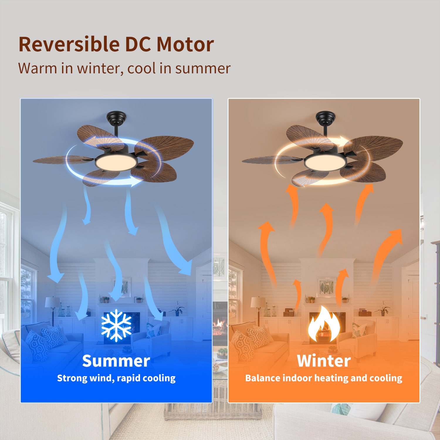 WELLFOR GASL393V80WT Ceiling-Fans - View #5