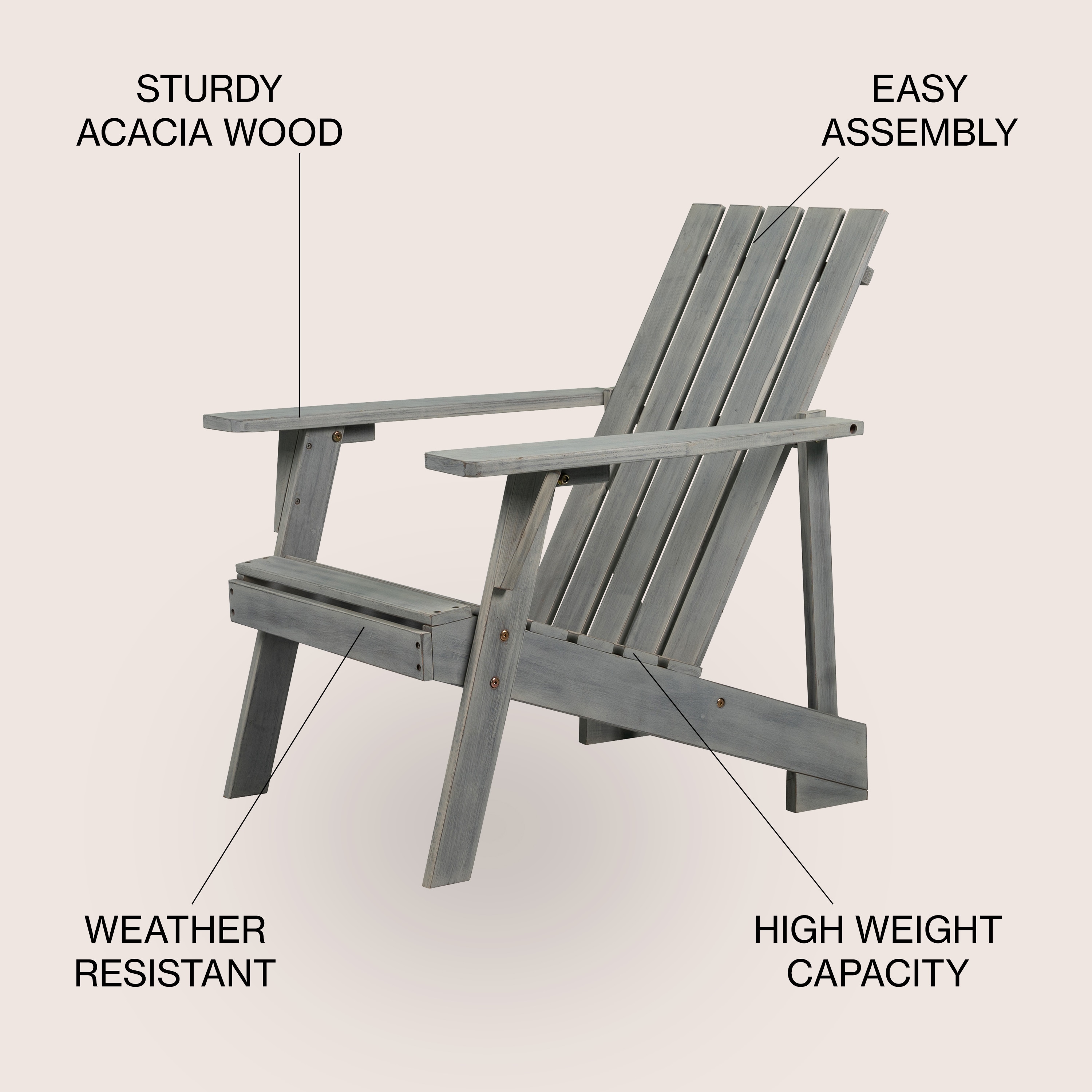 JONATHAN  Y PAT1001B Patio-Chairs - View #3