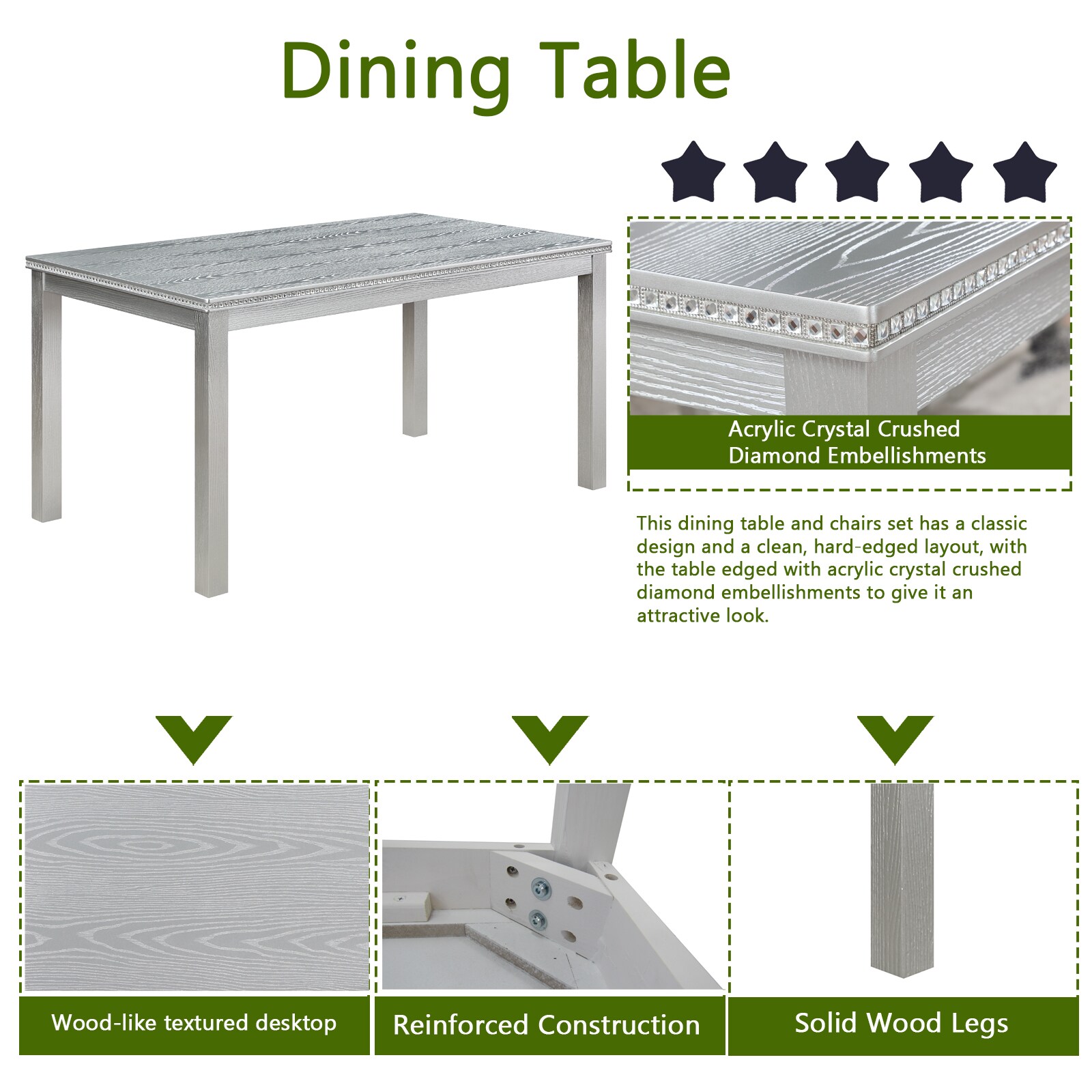 Siavonce XHS00045 Dining-Sets - View #6