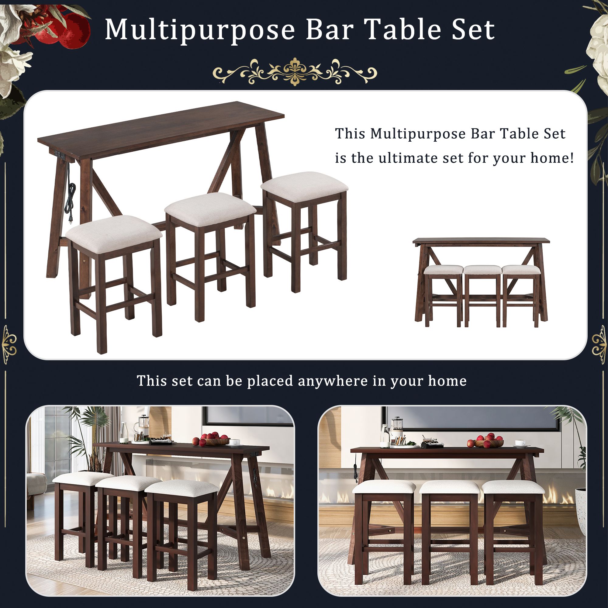 Nestfair DBT10019P Dining-Sets - View #5