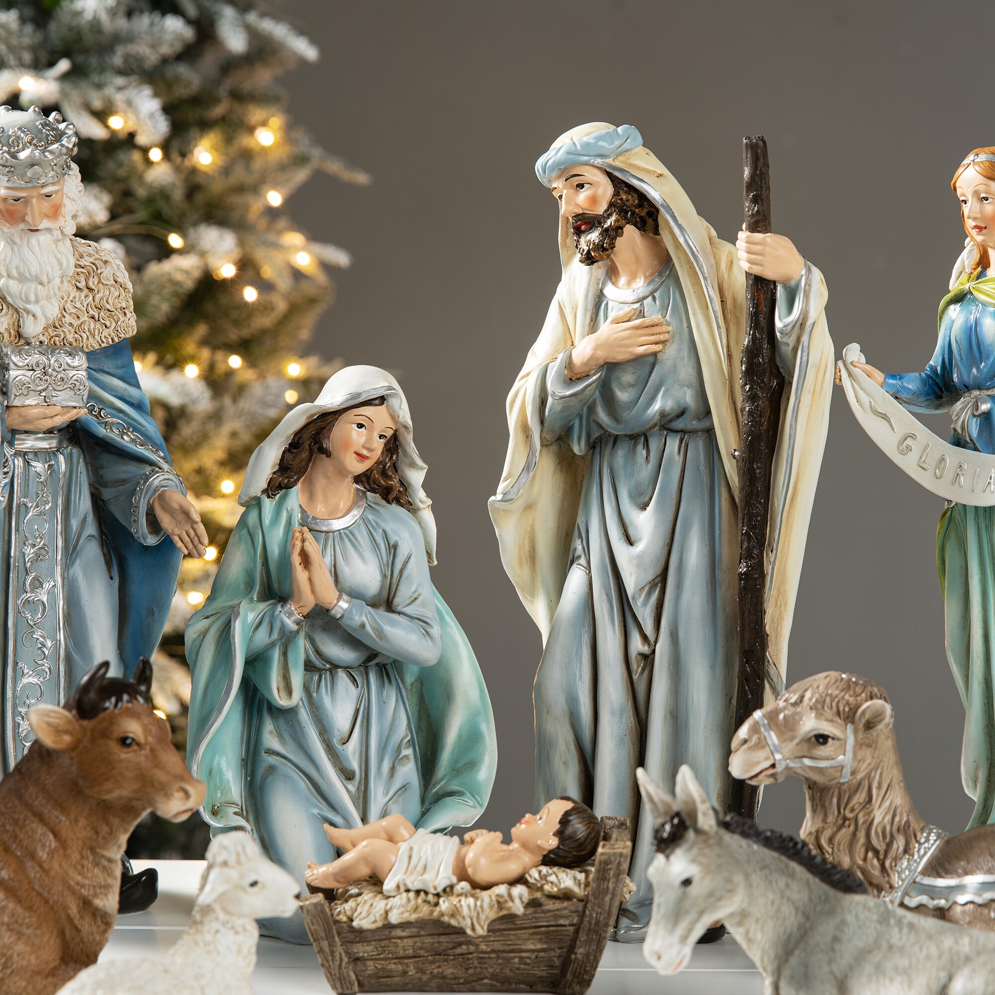 Glitzhome 2030700001 Table-Christmas-Decorations - View #5